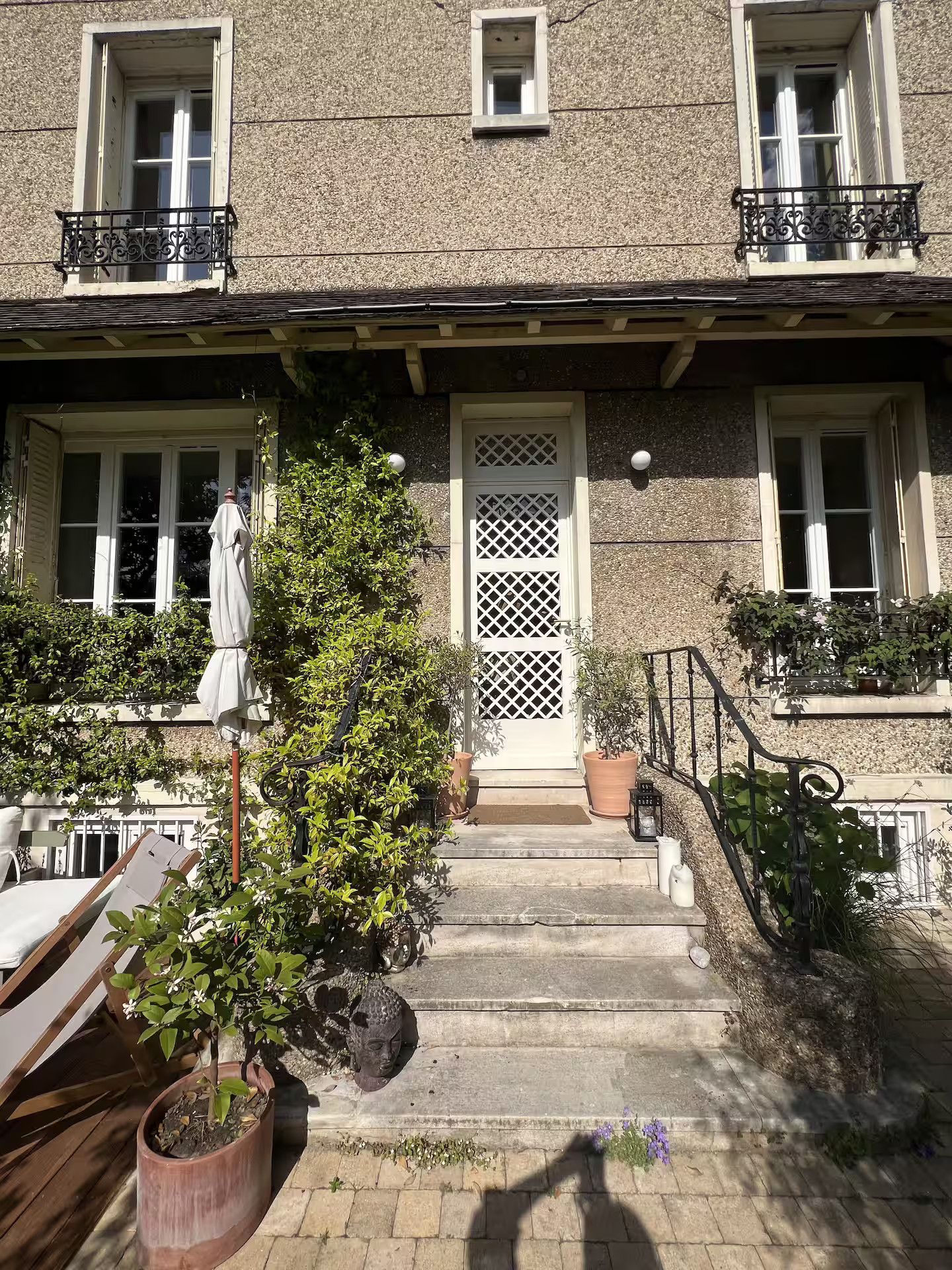 terrasse jardin maison de ville Paris