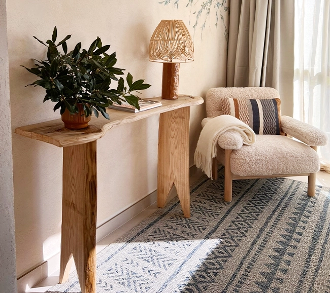 chambre décoration contemporaine maison centenaire en pierres rénovée "La Bendita" par Wishome