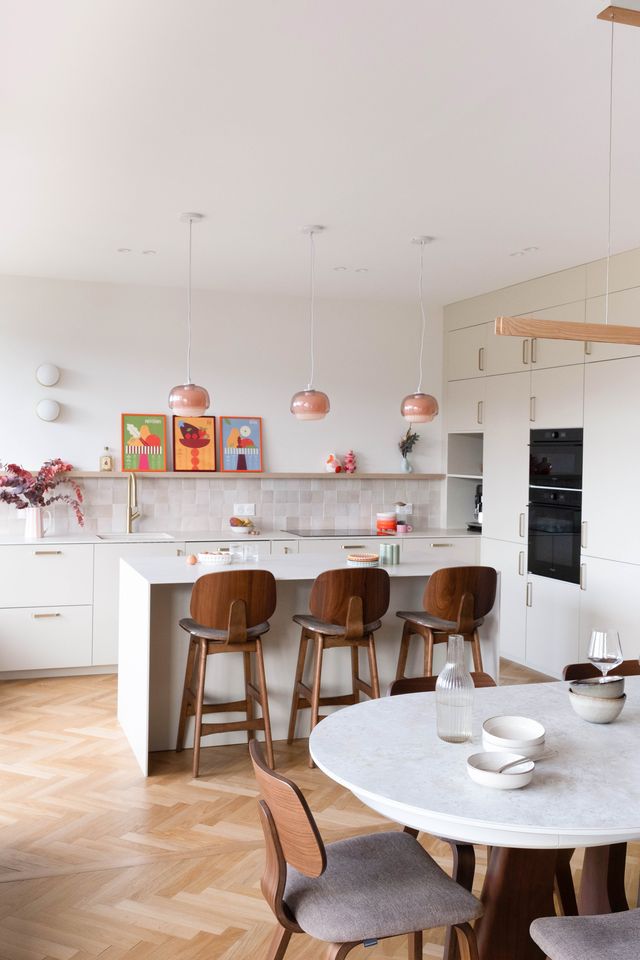 cuisine décoration contemporaine appartement rénové à Lyon par Studio Castille photo : ©Lopin.communication