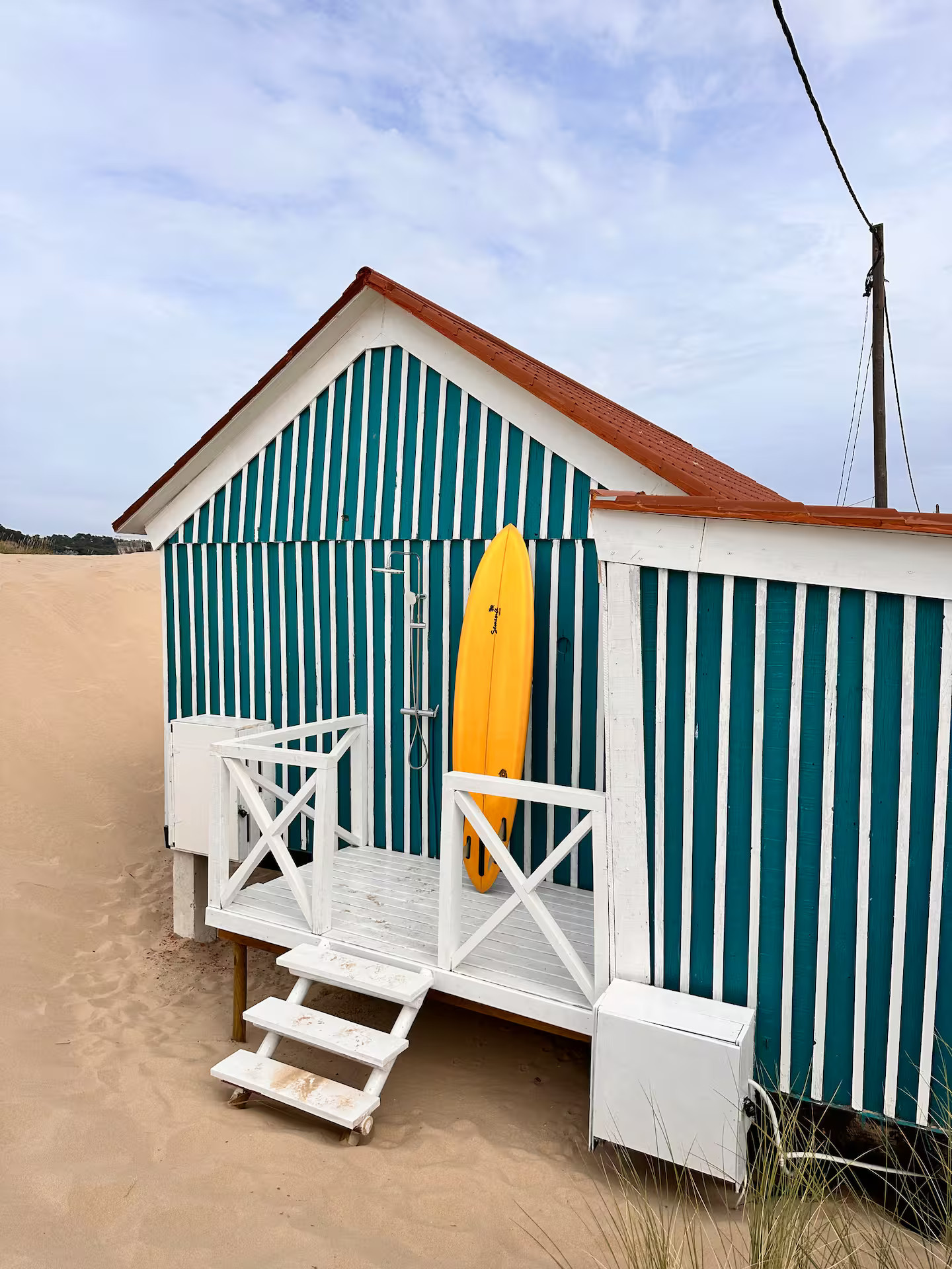 ancienne maison de pêcheur rénovée sur la plage Portugal Cabana Zojora ancienne maison de pêcheur rénovée sur la plage Portugal Cabana Zojora