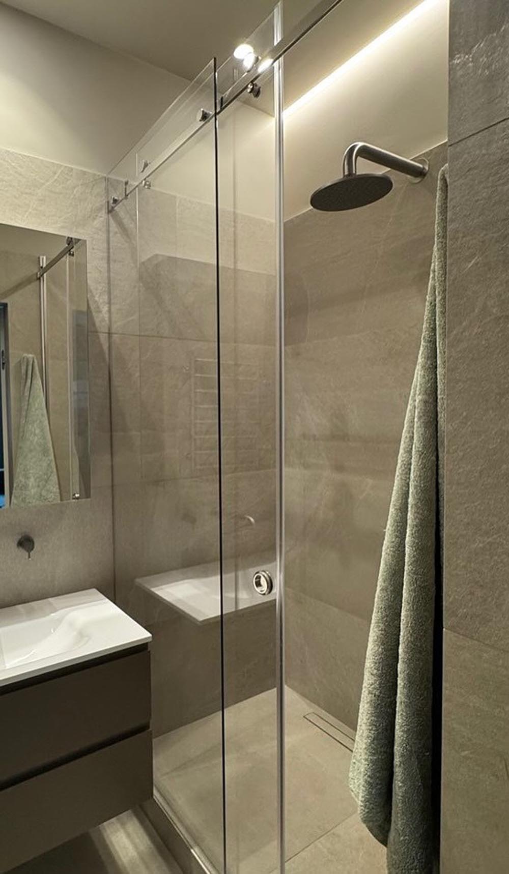 salle de bain beige contemporaine salle de bain beige contemporaine