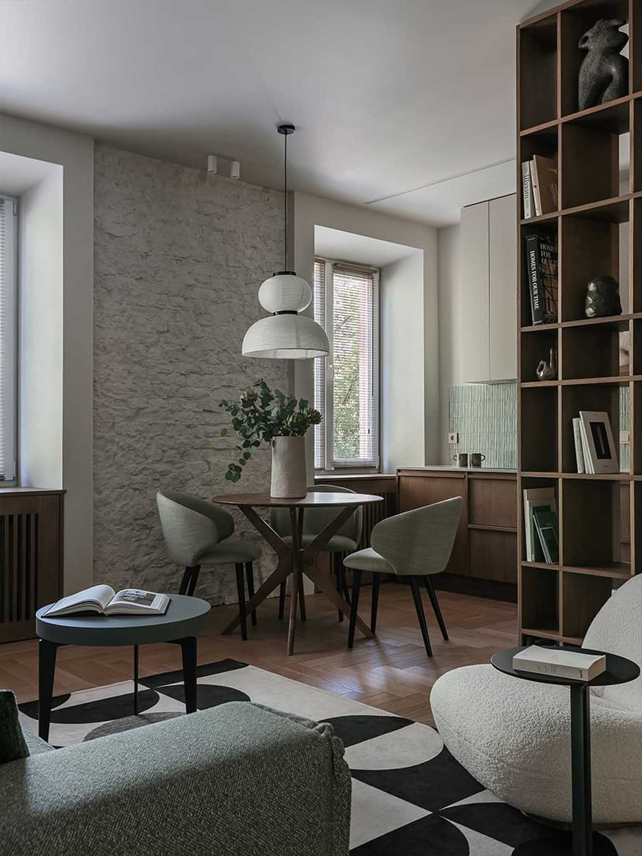 salon salle à manger et cuisine ouverte appartement 53m2 décoration contemporaine salon salle à manger et cuisine ouverte appartement 53m2 décoration contemporaine