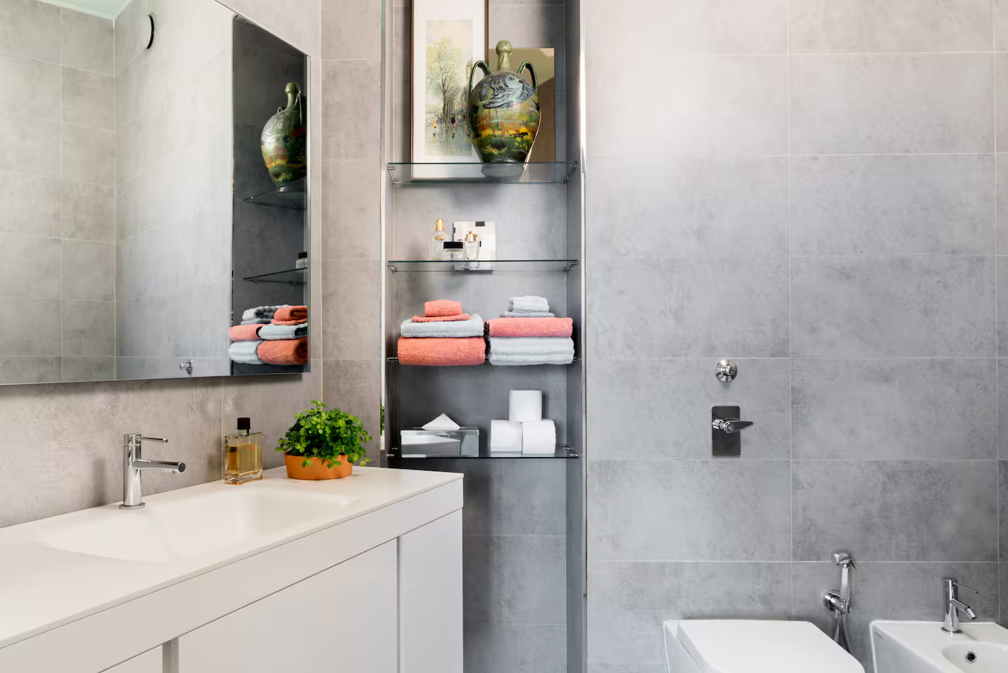 salle de bain moderne grise salle de bain moderne grise