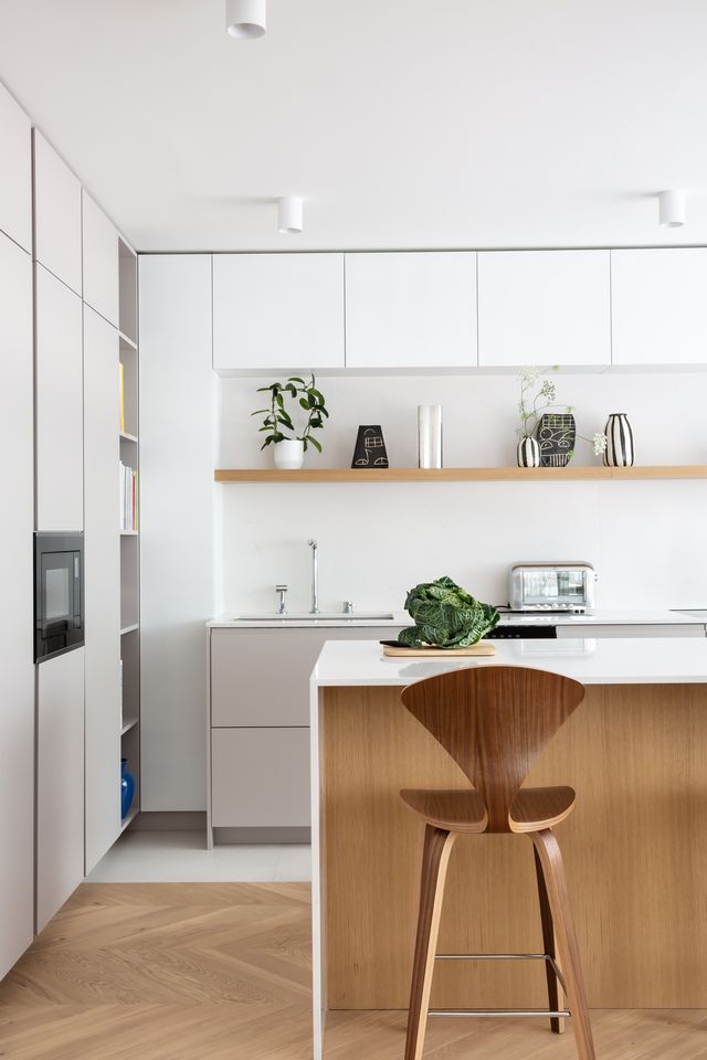cuisine décoration contemporaine appartement 130m2 Paris rénové par Elodie Sierocki Studio Photo : © Sophie Lloyd cuisine décoration contemporaine appartement 130m2 Paris rénové par Elodie Sierocki Studio Photo : © Sophie Lloyd