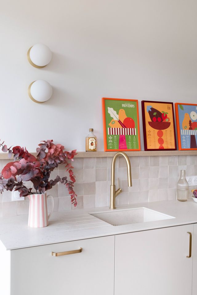 cuisine décoration contemporaine appartement rénové à Lyon par Studio Castille photo : ©Lopin.communication