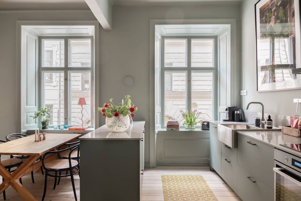 cuisine ouverte et salle à manger appartement 38m2 décoration scandinave cuisine ouverte et salle à manger appartement 38m2 décoration scandinave