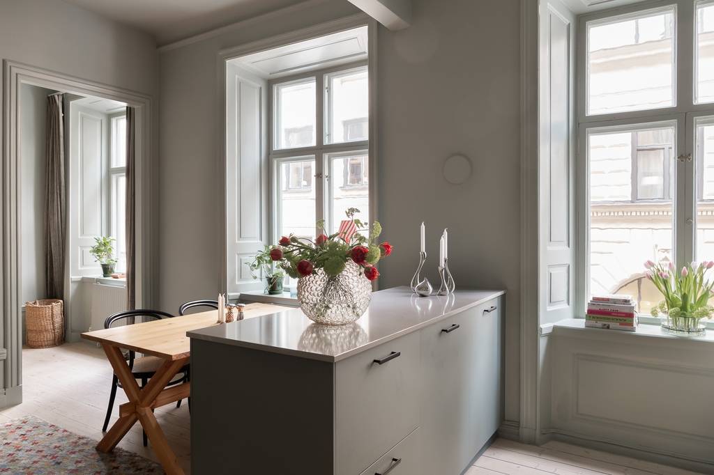 cuisine ouverte et salle à manger appartement 38m2 décoration scandinave cuisine ouverte et salle à manger appartement 38m2 décoration scandinave