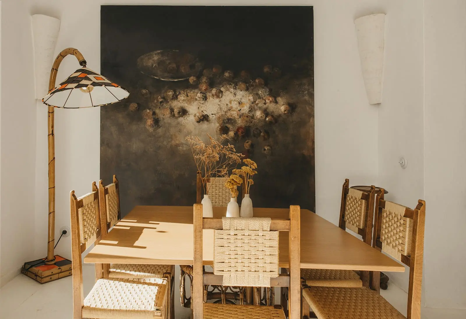 salle à manger décoration classique chic et méditerranéenne maison Minorque salle à manger décoration classique chic et méditerranéenne maison Minorque
