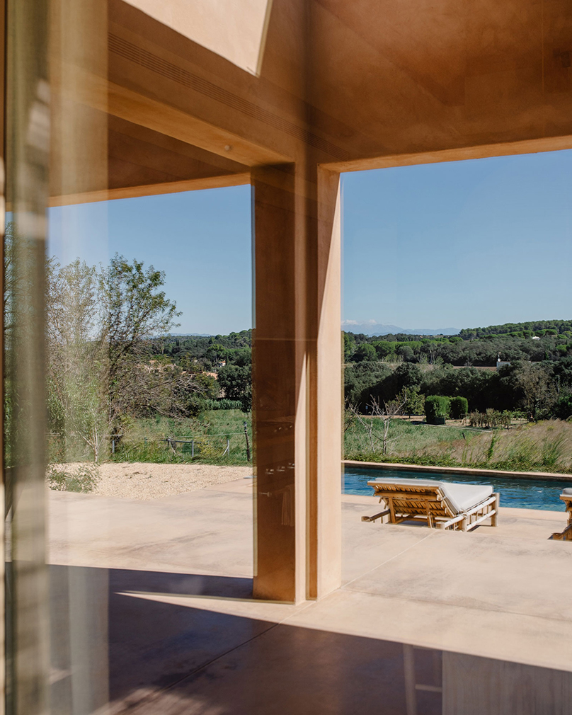 terrasse Casa Terra finca contemporaine Espagne décoration rustique chic