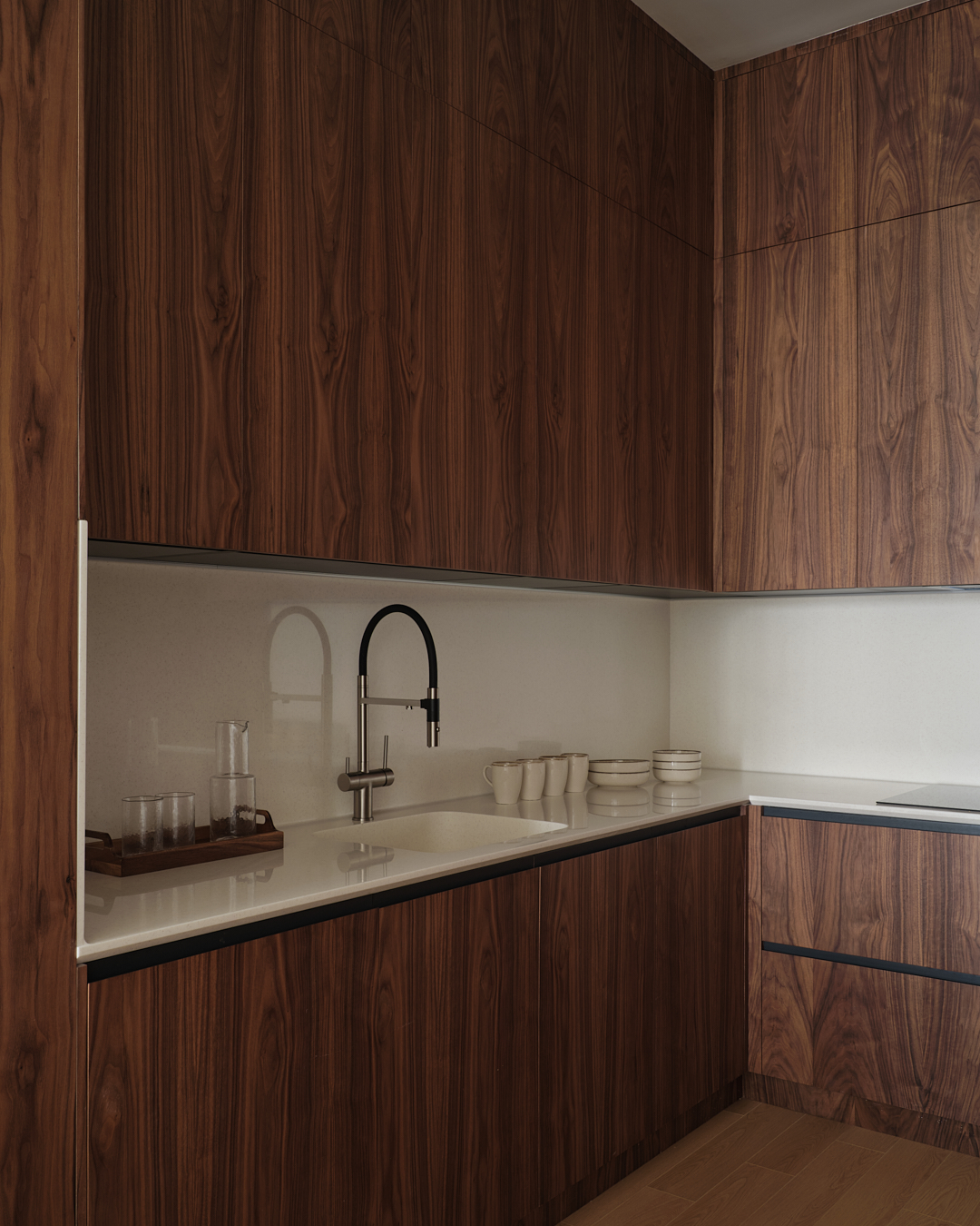 cuisine noyer décoration contemporaine