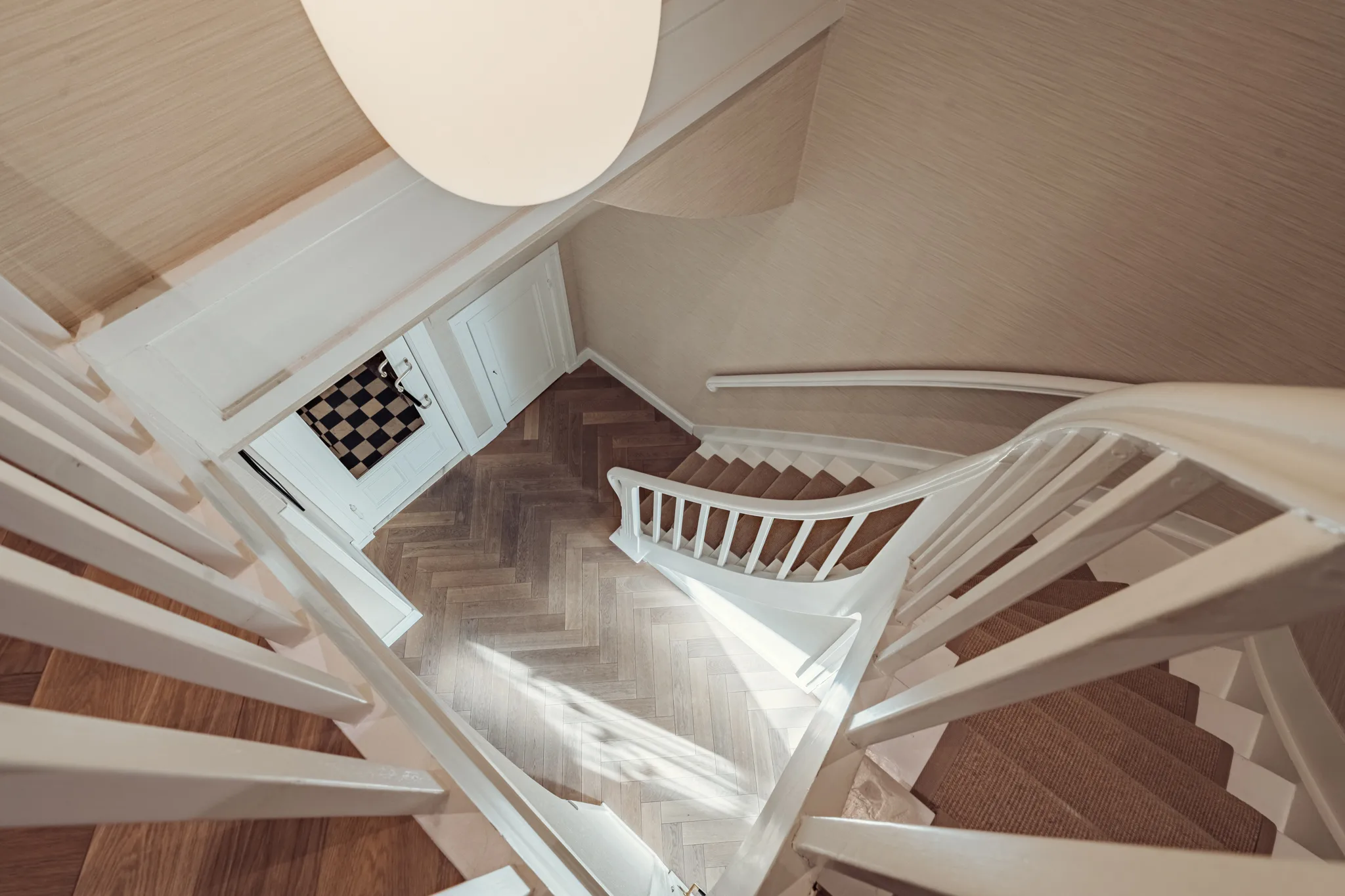 escalier appartement en duplex ancien