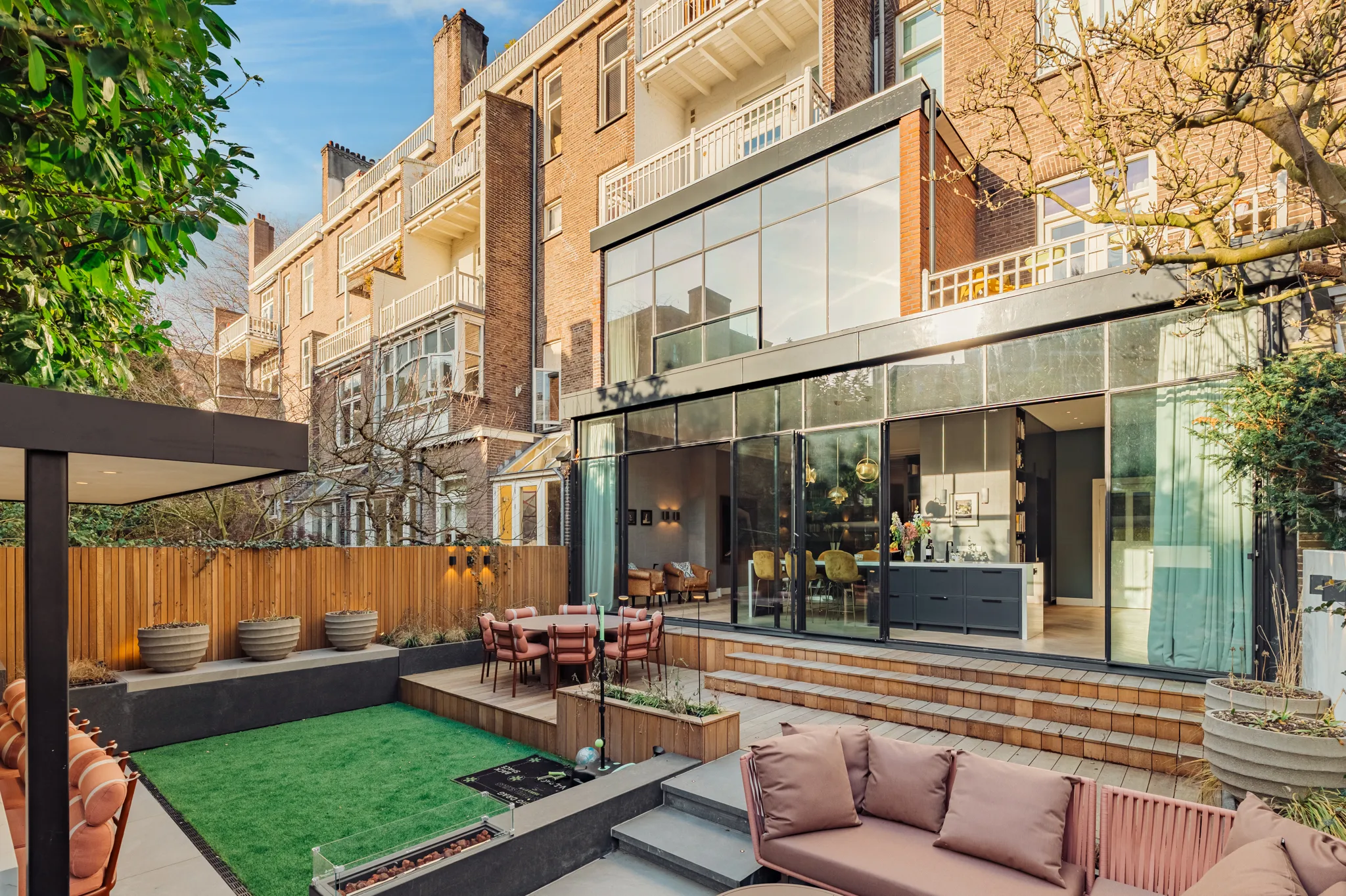 jardin appartement en duplex Amsterdam