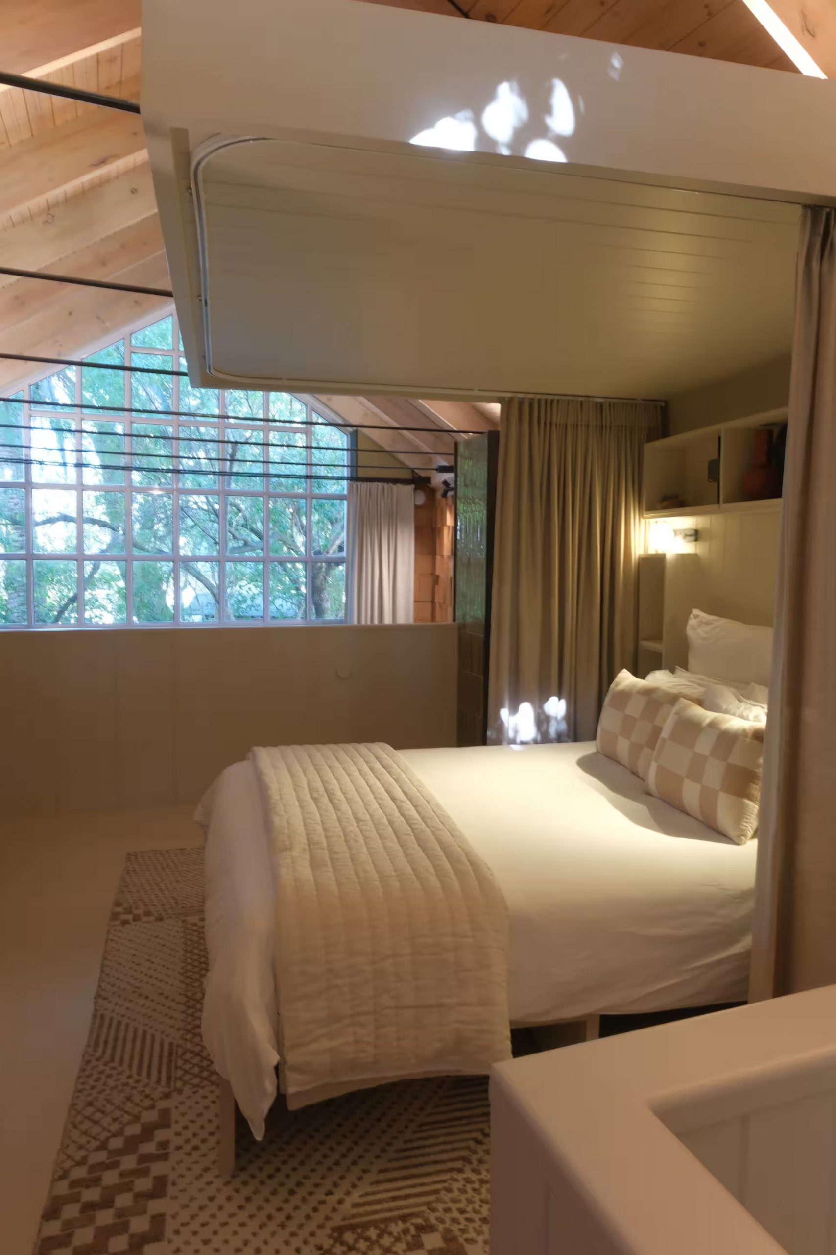 bedroom with canopy bed
