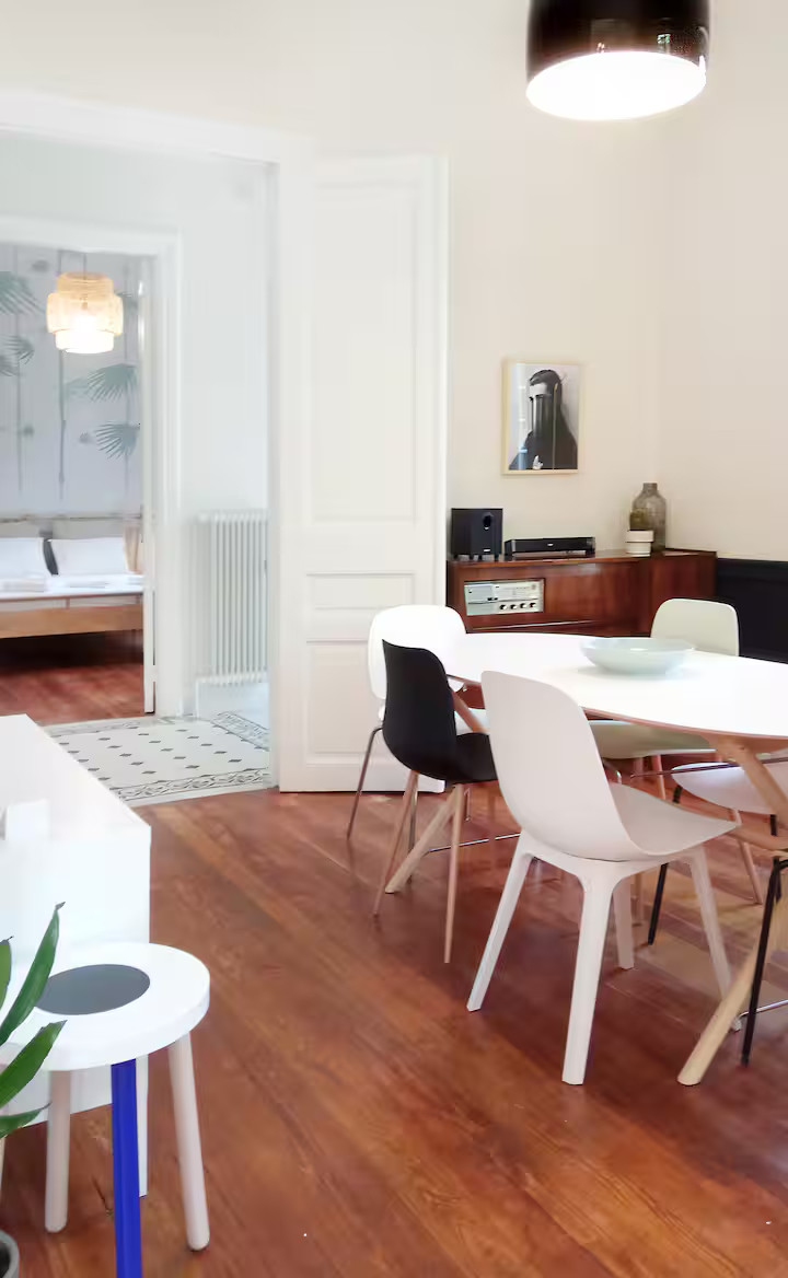 chambre et salle à manger décoration design maison Athènes vue Acropole chambre et salle à manger décoration design maison Athènes vue Acropole