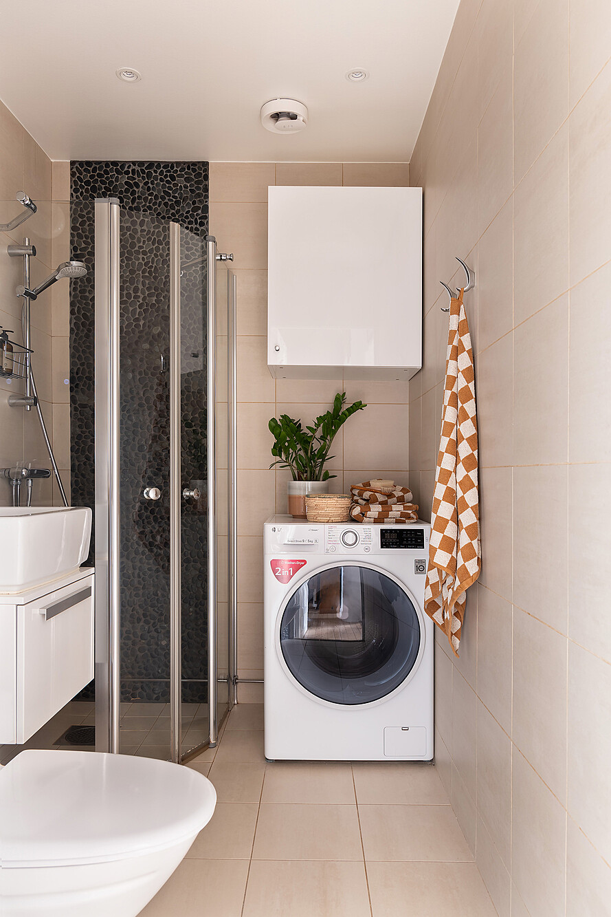 salle de bain beige