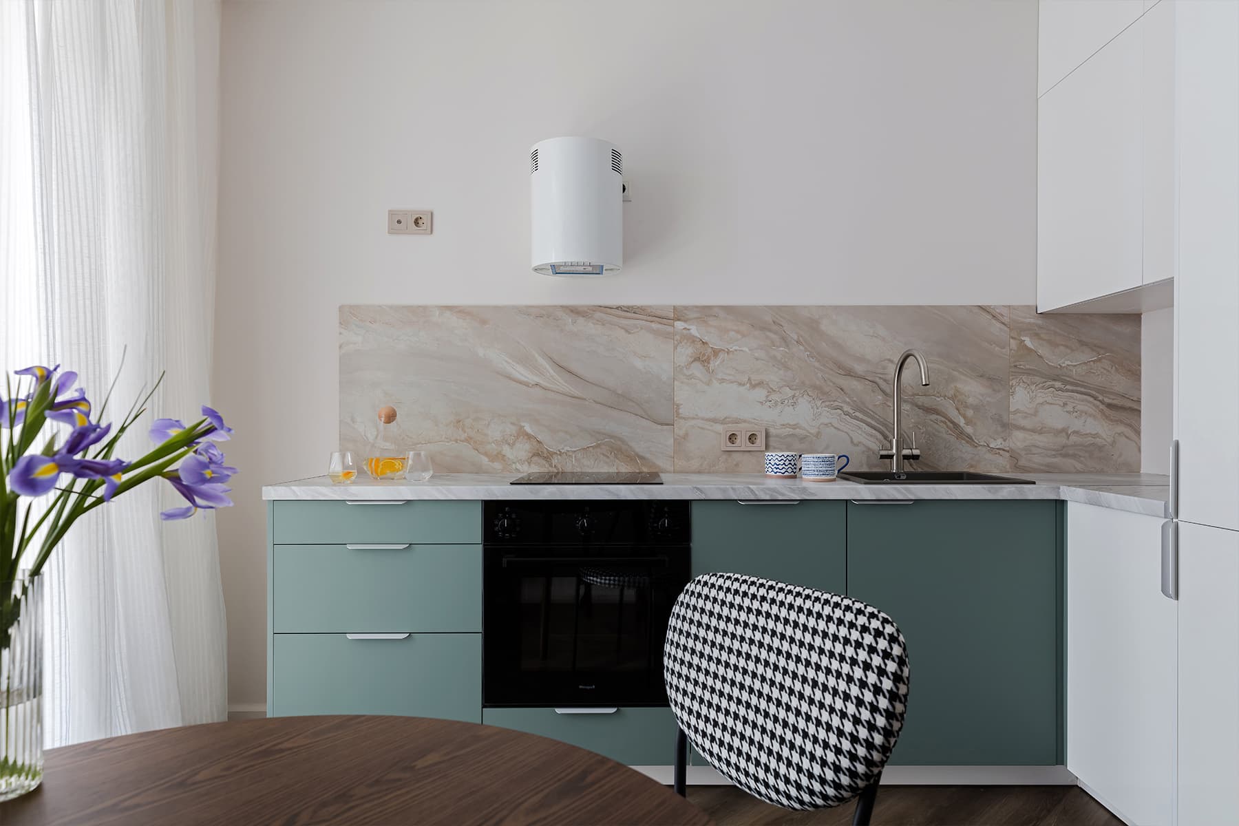 salon et cuisine deux-pièces 35m2