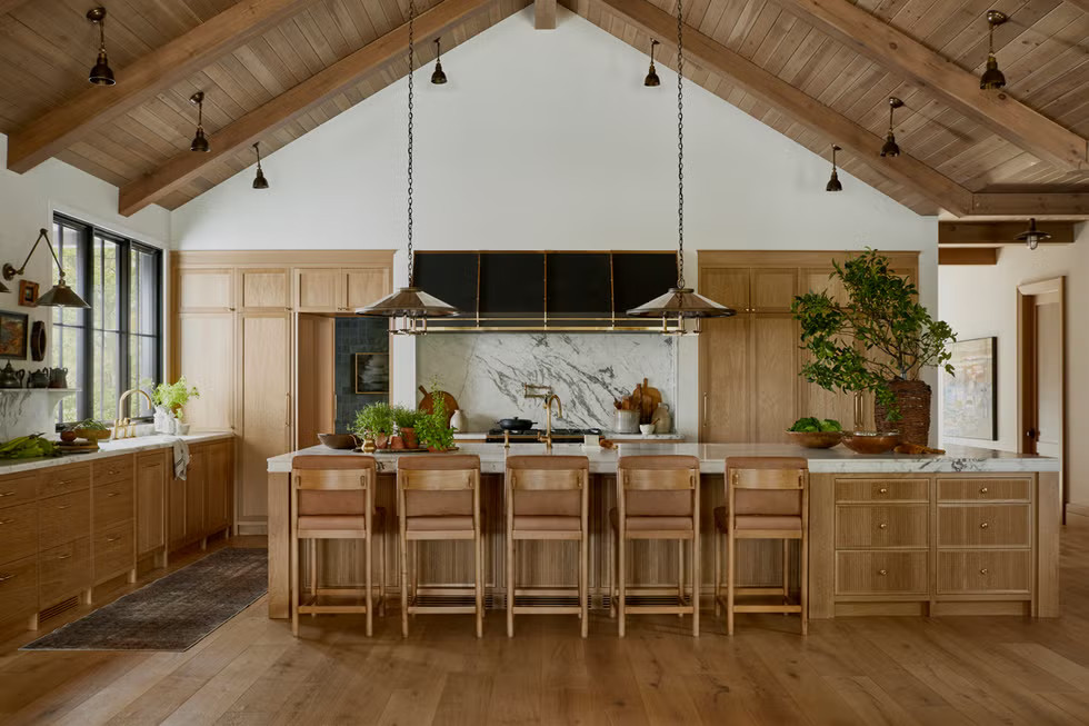 cuisine bois et marbre plafond bois décoration contemporaine maison contemporaine cuisine bois et marbre plafond bois décoration contemporaine maison contemporaine