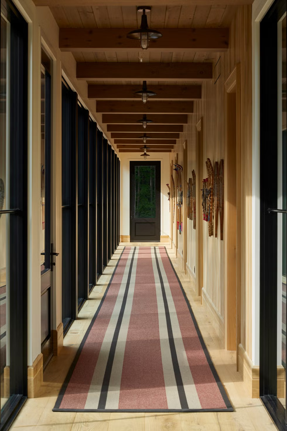 couloir plafond bois décoration contemporaine maison contemporaine couloir plafond bois décoration contemporaine maison contemporaine