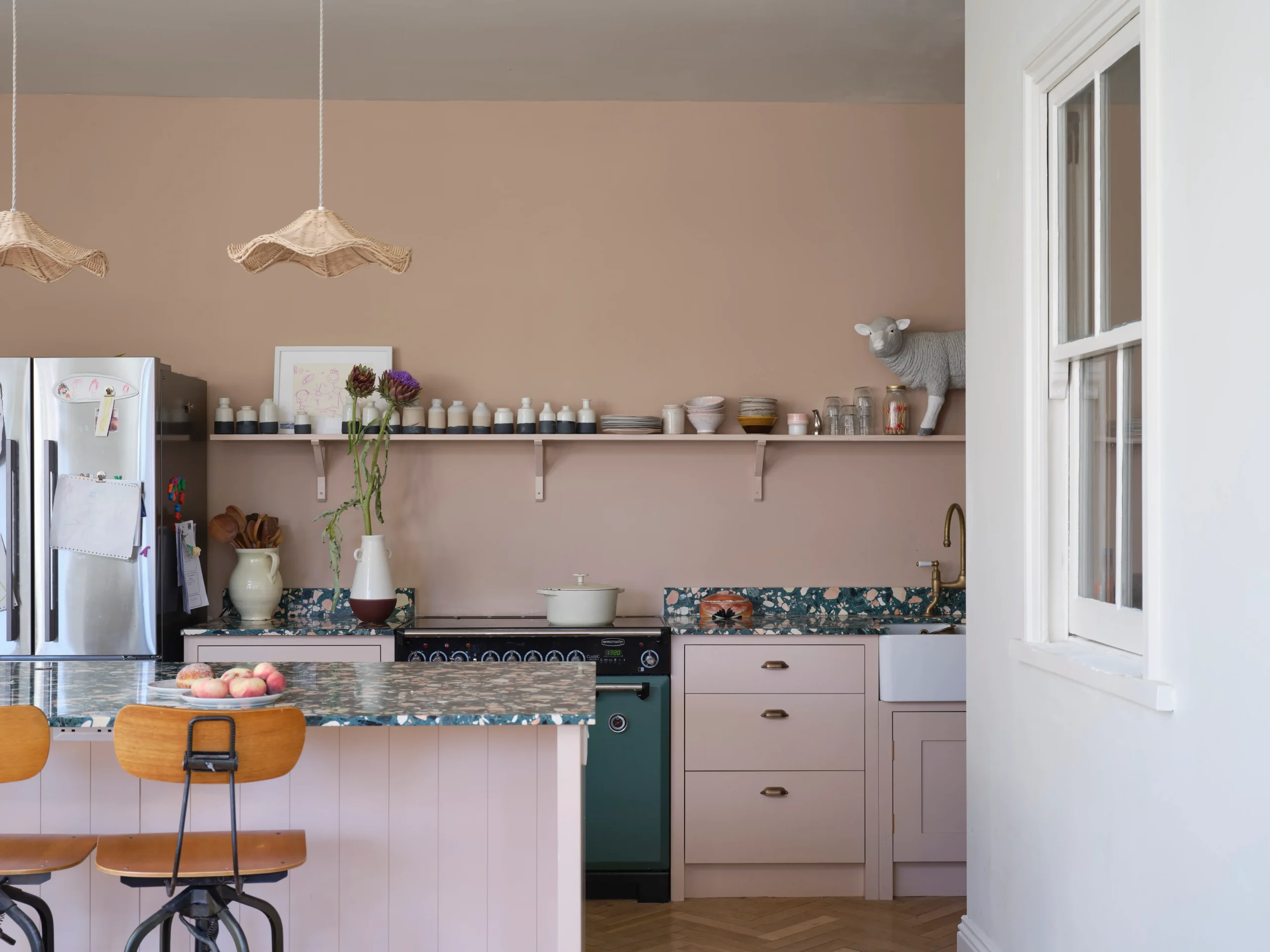 cuisine rose Farrow&Ball couleur de l cuisine rose Farrow&Ball couleur de l'année 2026