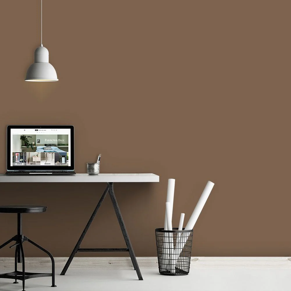 bureau minimaliste mur marron bureau minimaliste mur marron