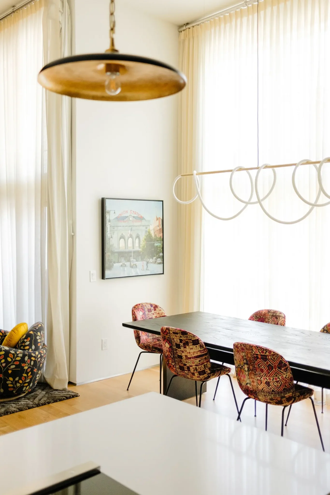 salle à manger maison de ville décoration design