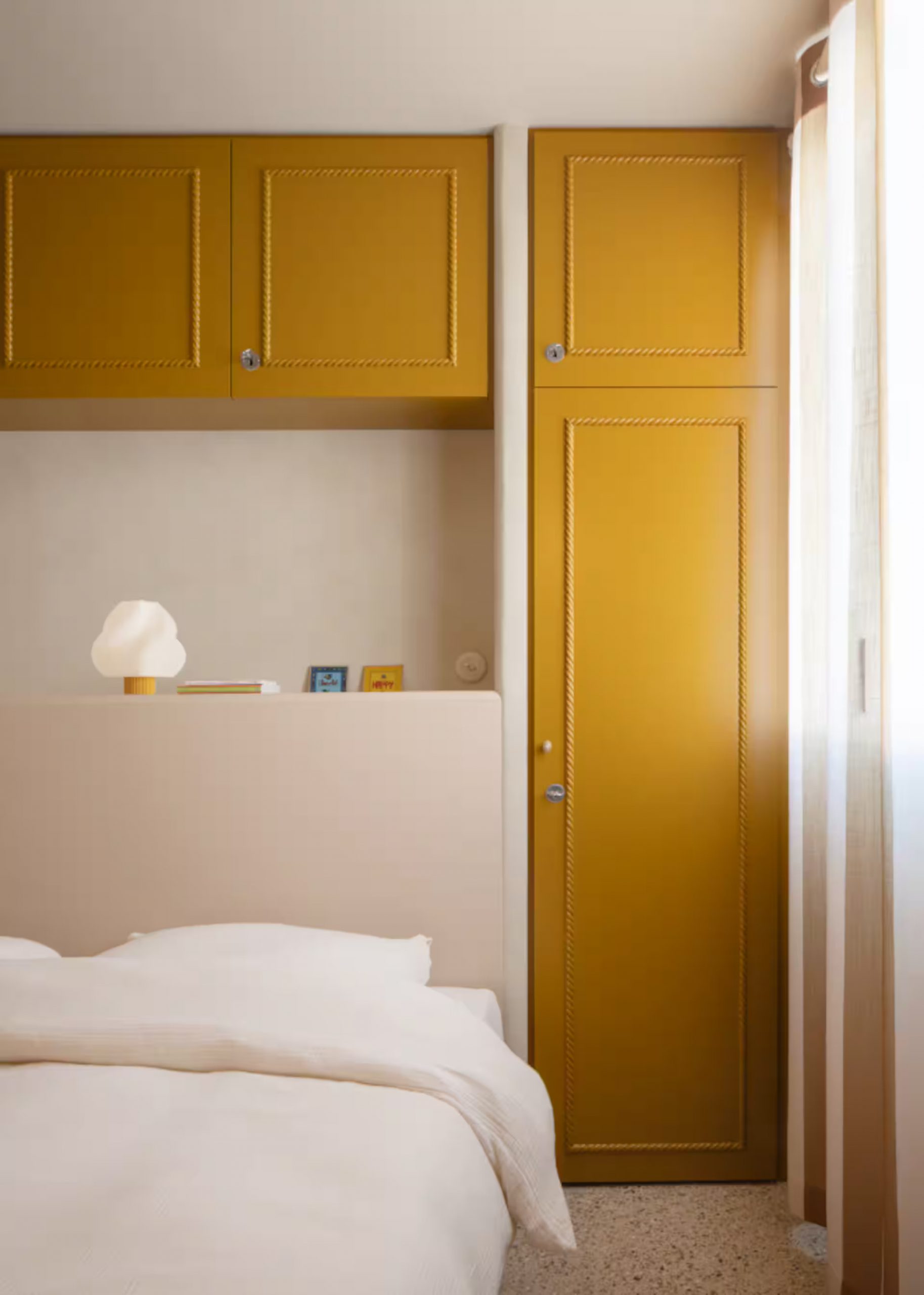 yellow bedroom