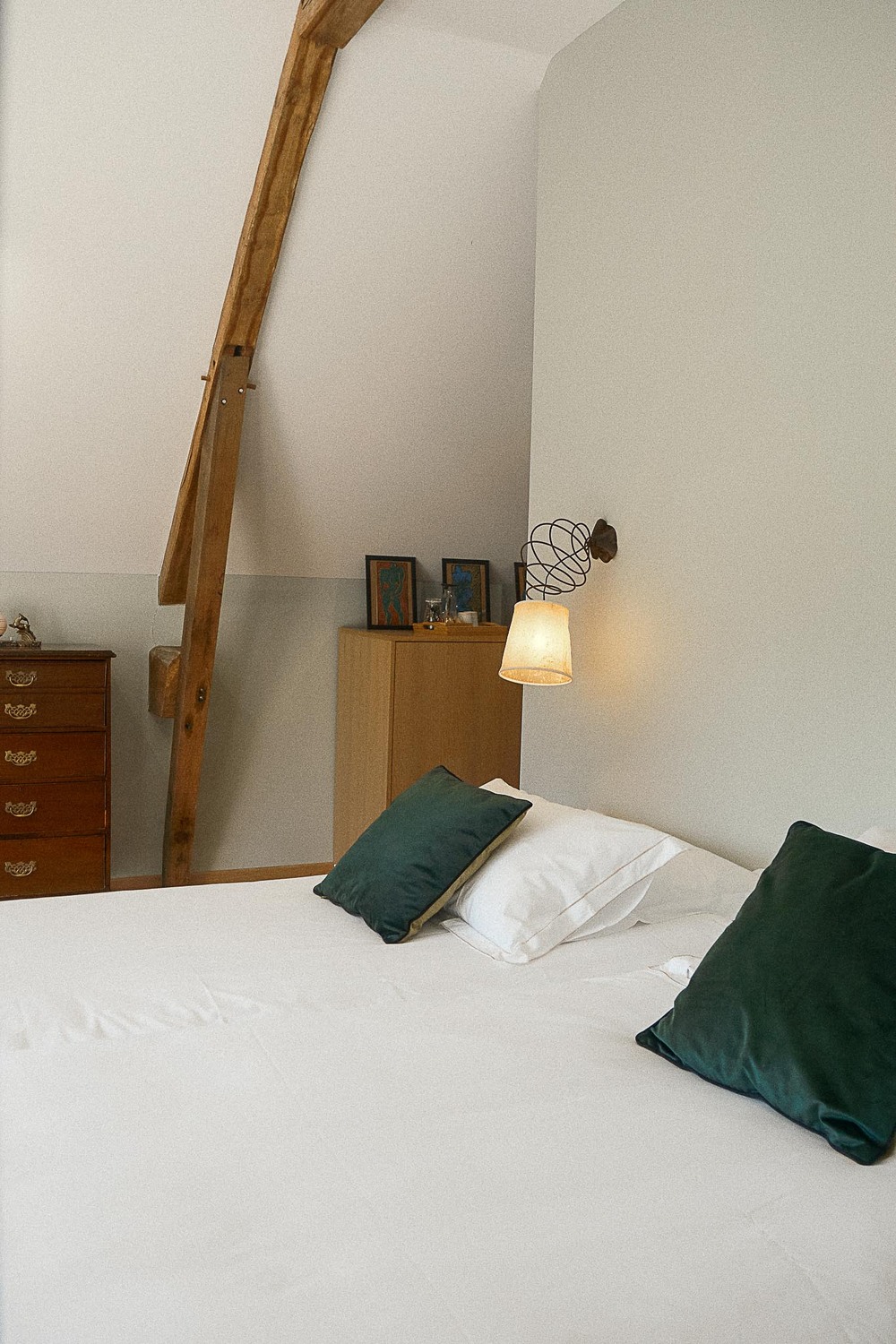 chambre maison rénovée Sologne Hameau de Sol