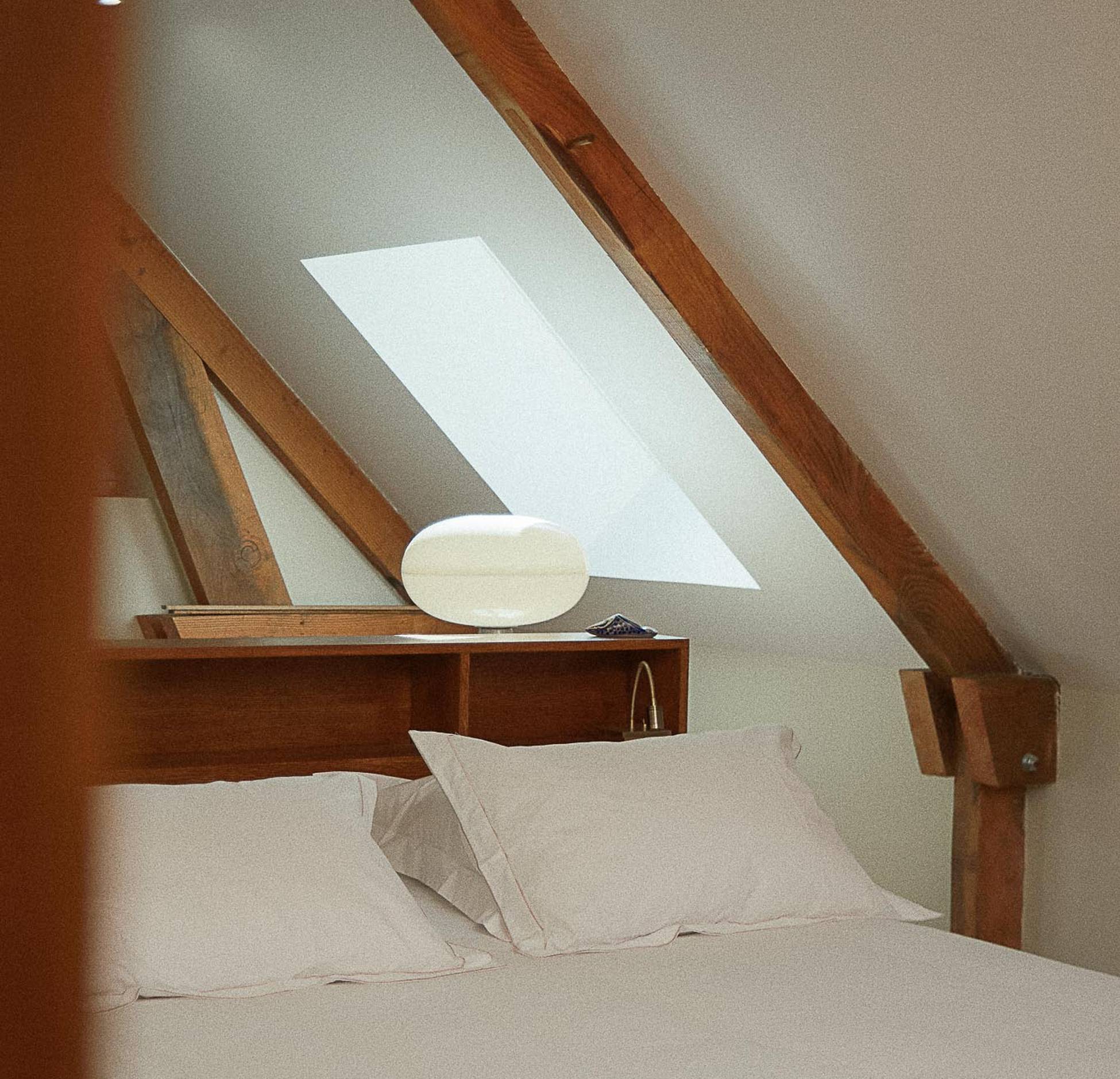 chambre mansardée maison rénovée Sologne Hameau de Sol