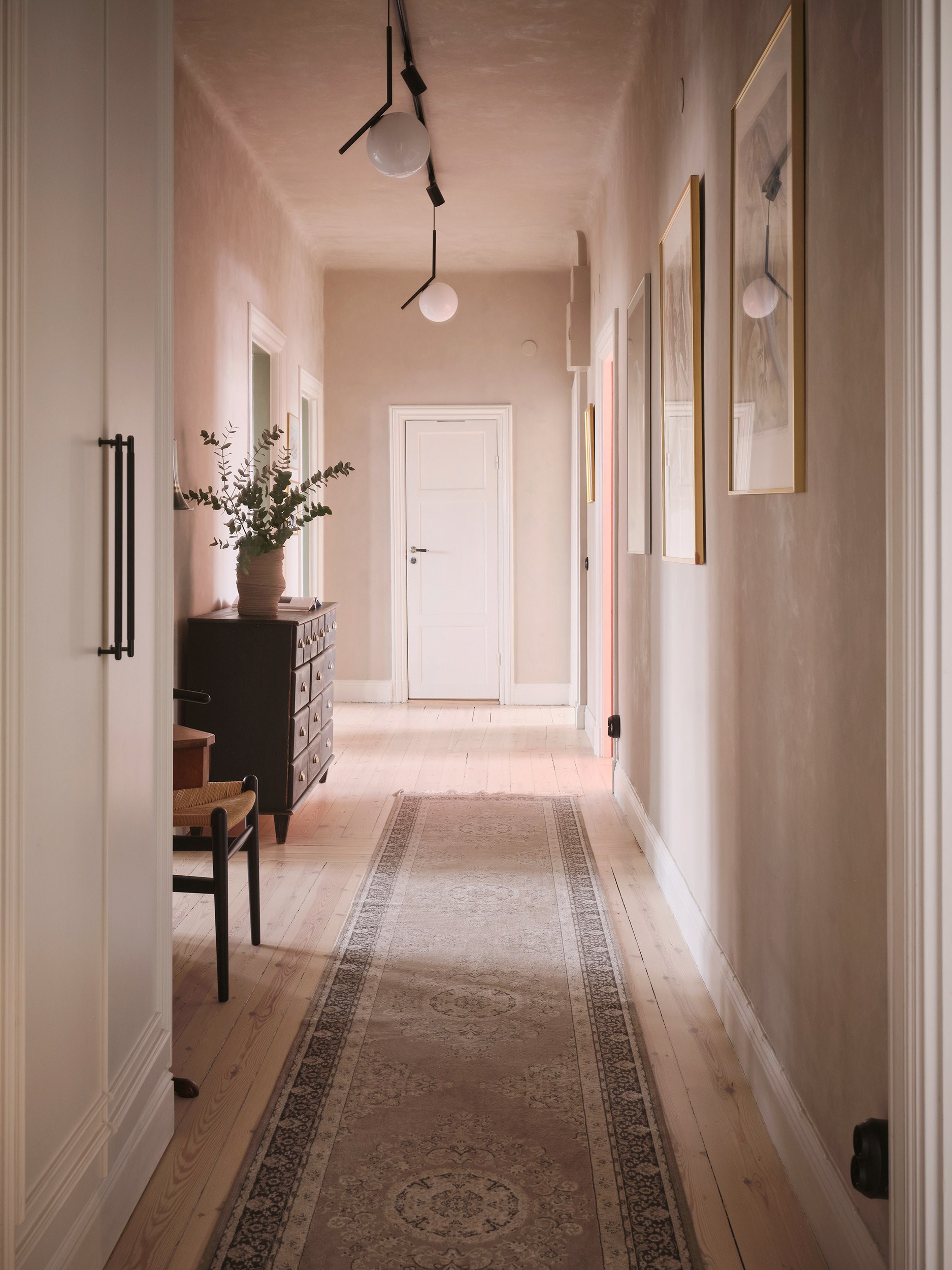entrée décoration scandinave en tons doux
