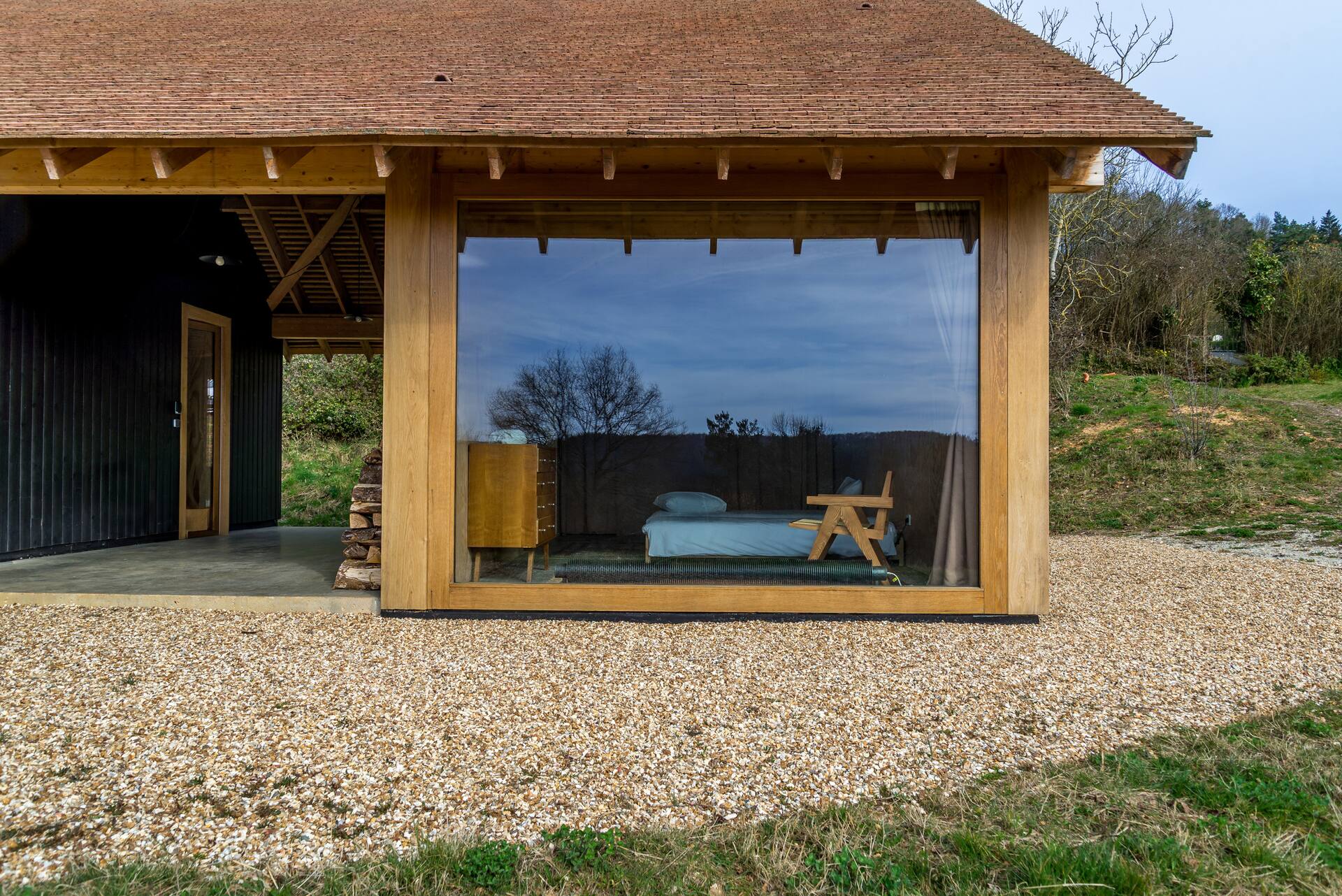 architect wooden house in the Perche France architect wooden house in the Perche France