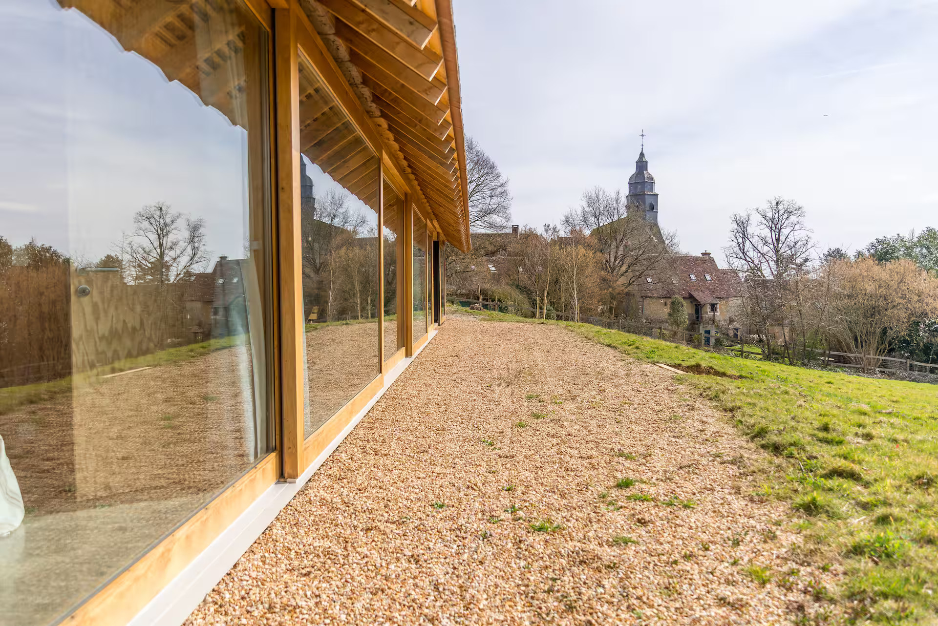 architect wooden house in the Perche France architect wooden house in the Perche France
