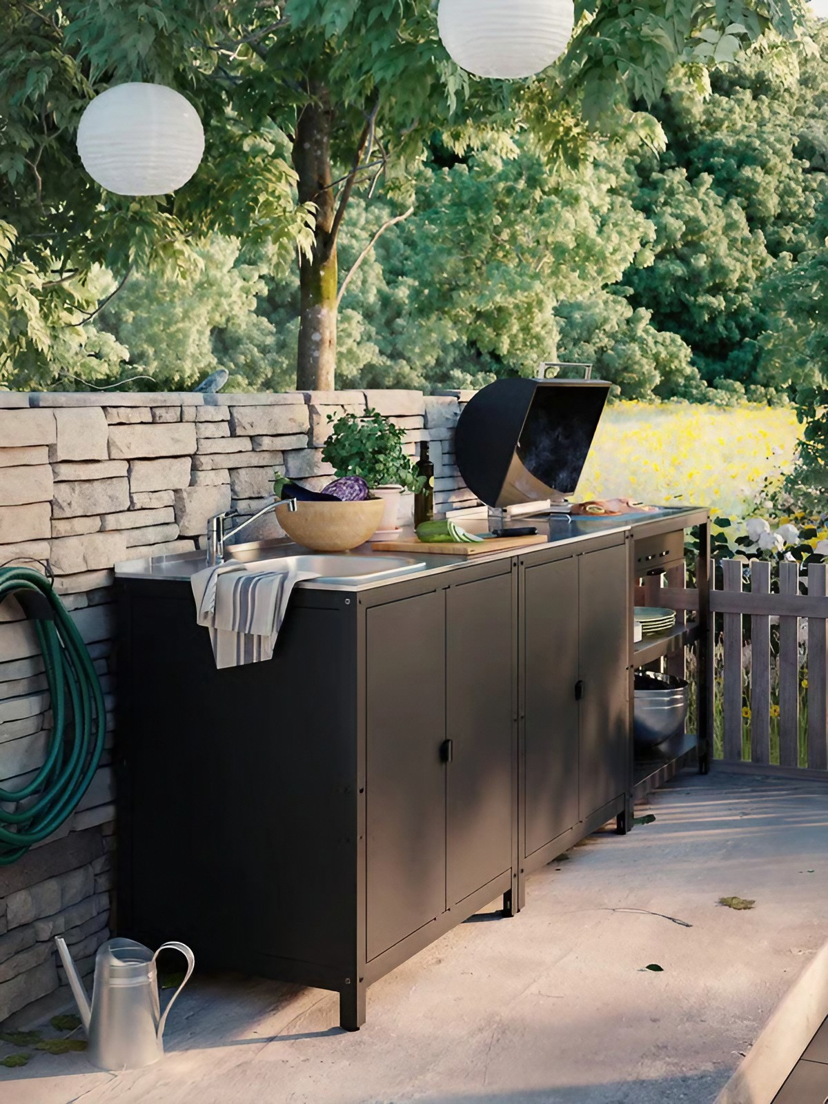 cuisine extérieur IKEA modulable série GRILLSKÄR cuisine extérieur IKEA modulable série GRILLSKÄR