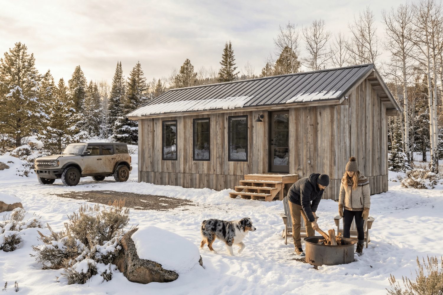 petite maison 36m2 The Kodiak par Zook Cabins