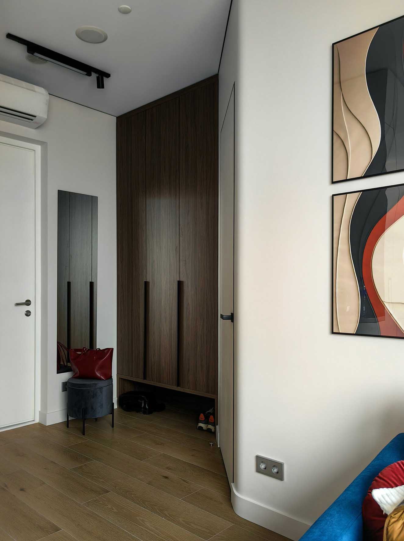 entrée décoration contemporaine deux-pièces 34m2 entrée décoration contemporaine deux-pièces 34m2