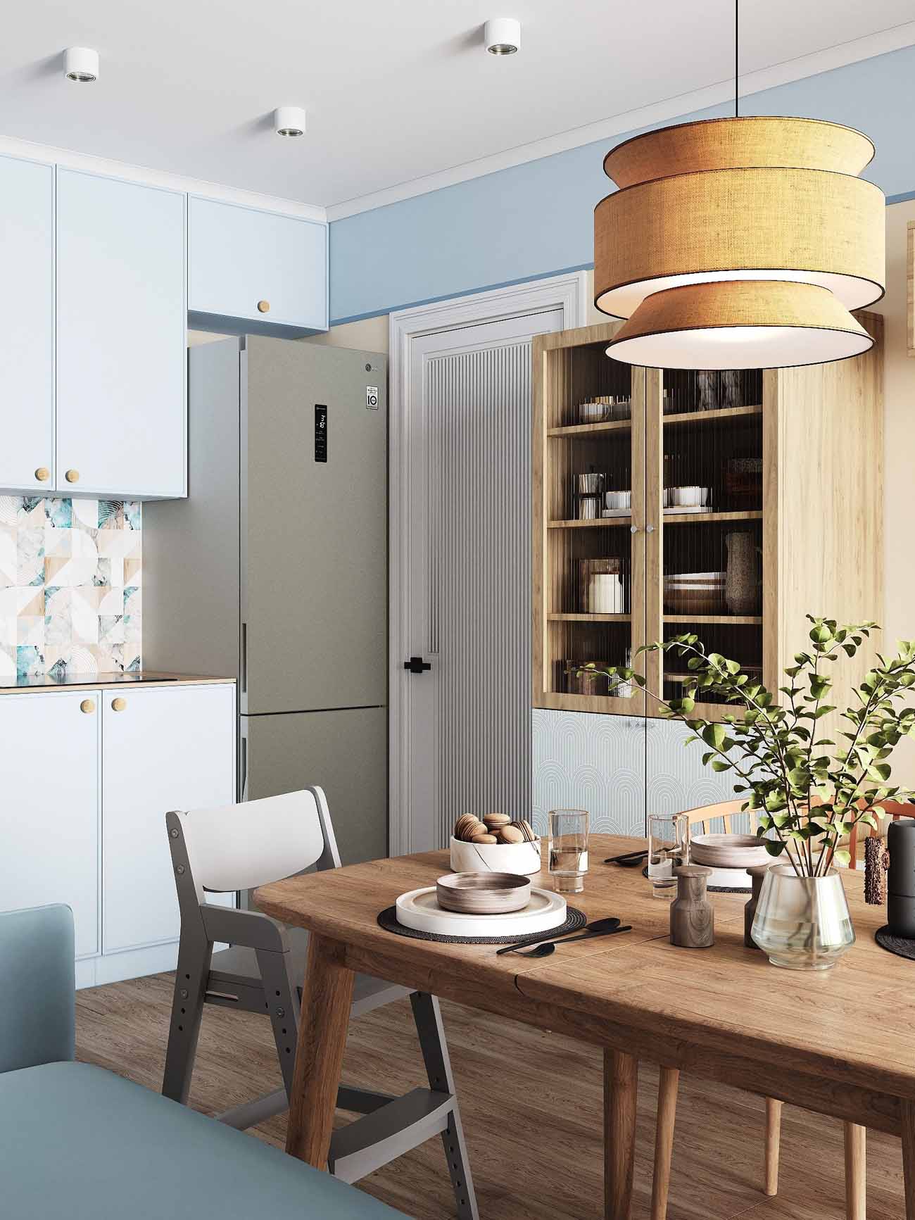 cuisine salon décoration contemporaine petit appartement 54m2 pour 4 cuisine salon décoration contemporaine petit appartement 54m2 pour 4