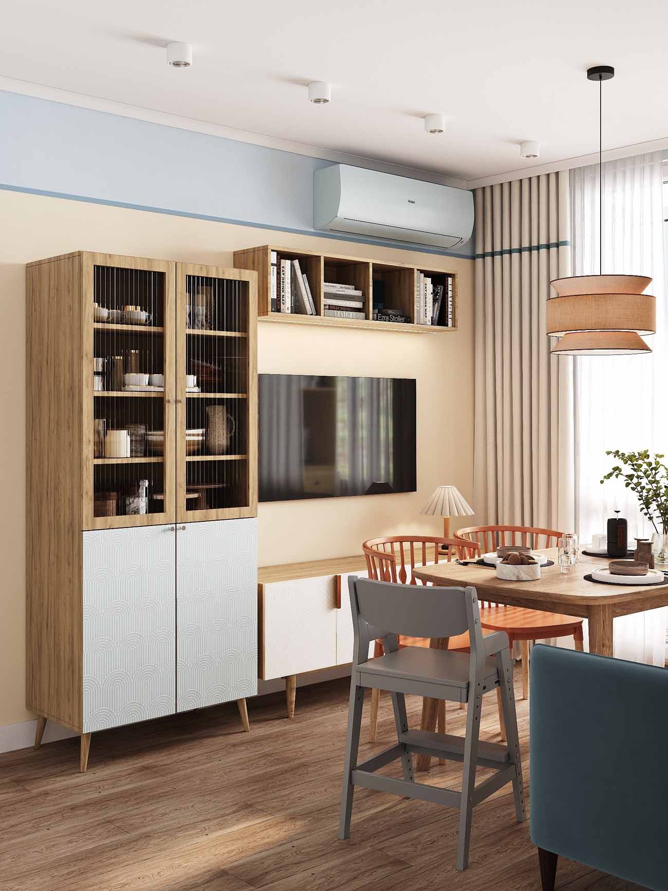 cuisine salon décoration contemporaine petit appartement 54m2 pour 4 cuisine salon décoration contemporaine petit appartement 54m2 pour 4