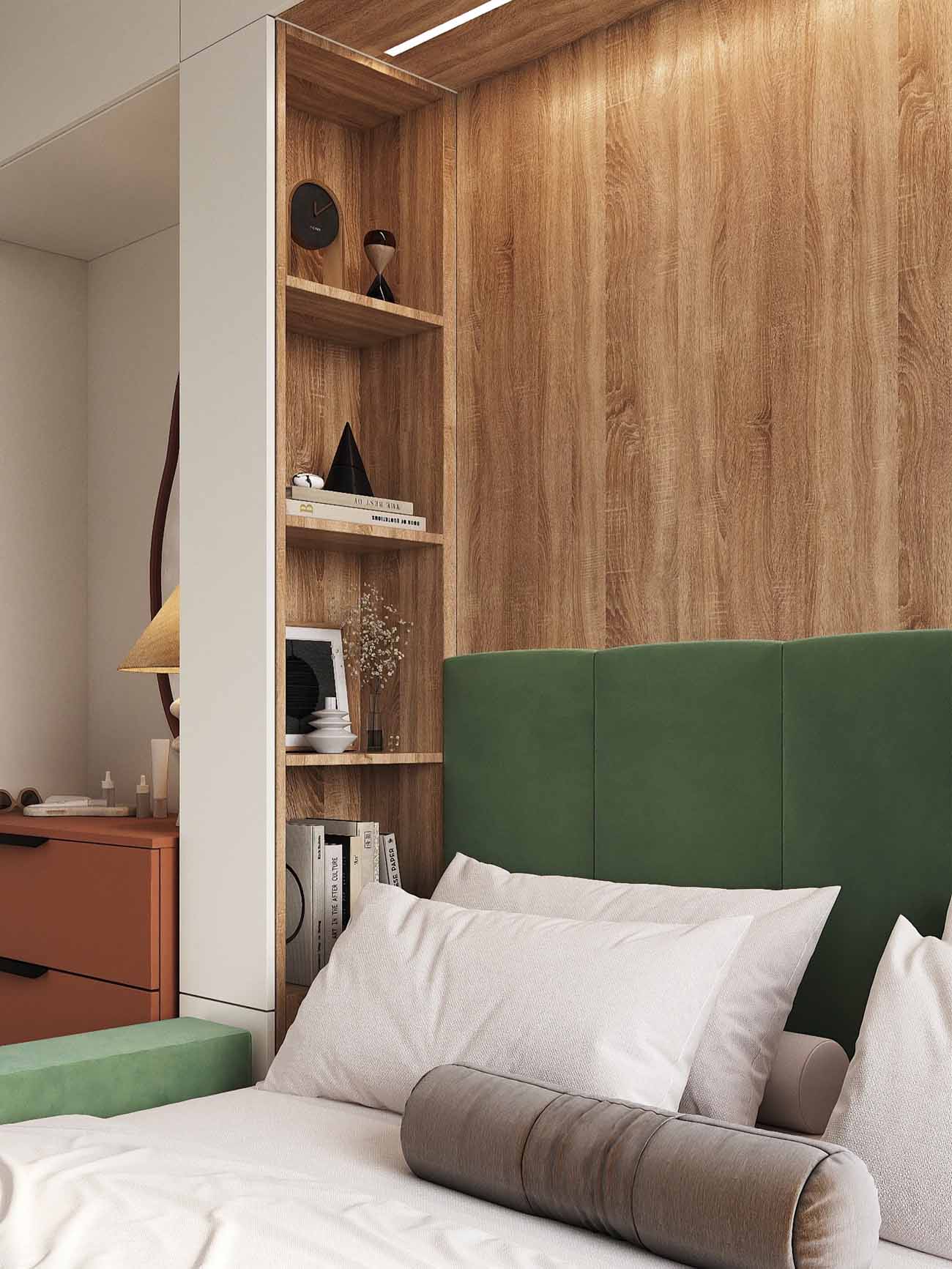 chambre avec lit escamotable armoire décoration contemporaine petit appartement 54m2 pour 4 chambre avec lit escamotable armoire décoration contemporaine petit appartement 54m2 pour 4