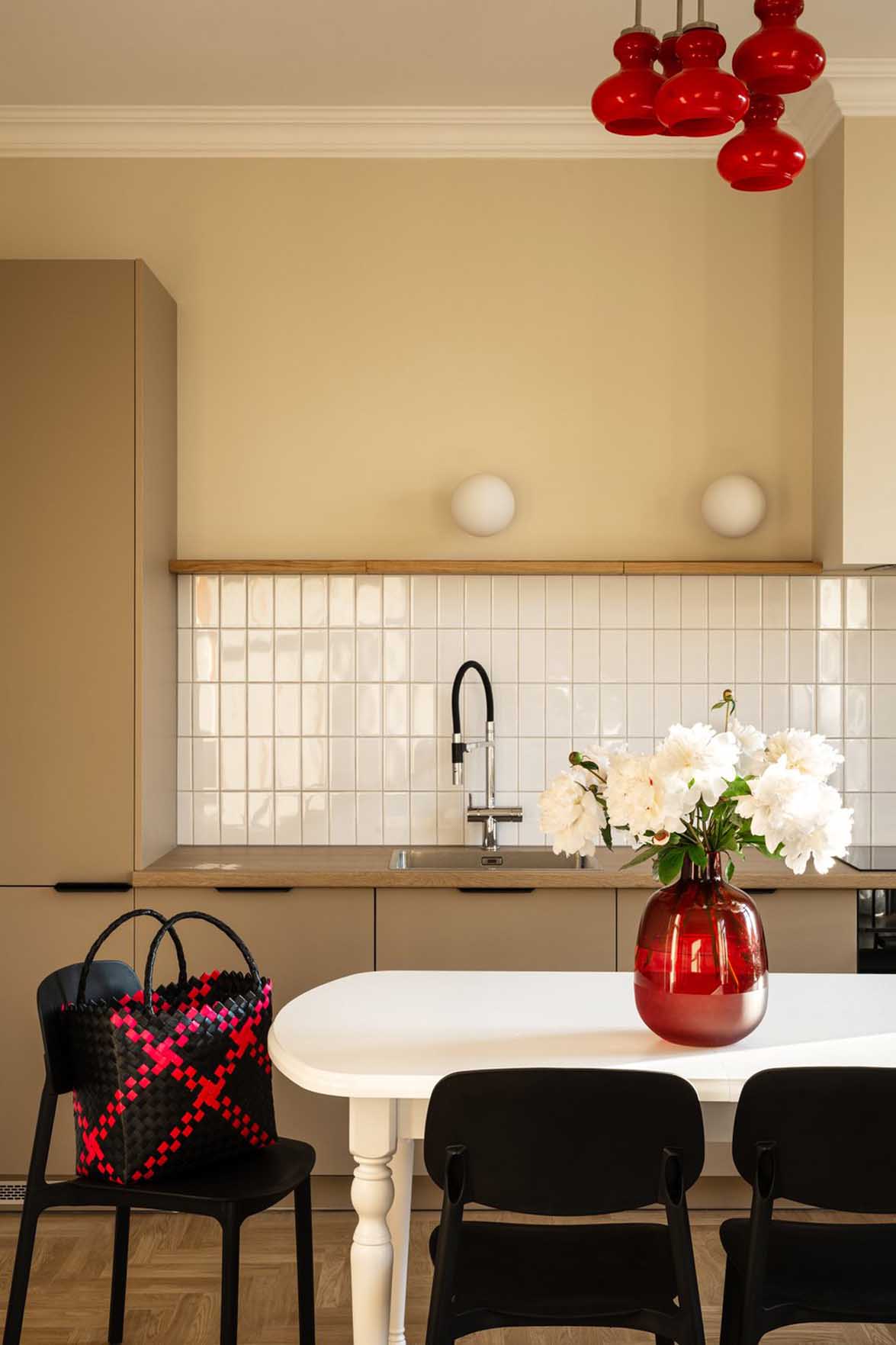 cuisine avec espace repas appartement 61m2 décoration vintage cuisine avec espace repas appartement 61m2 décoration vintage