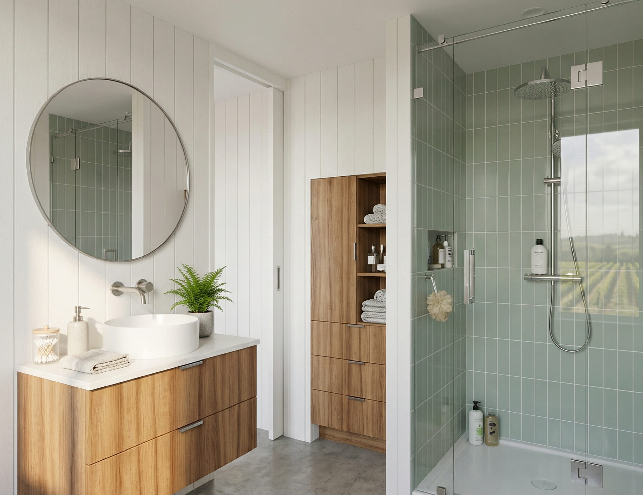 salle de bain tiny house 30m2 Mc Laren par Aspire Tiny Homes