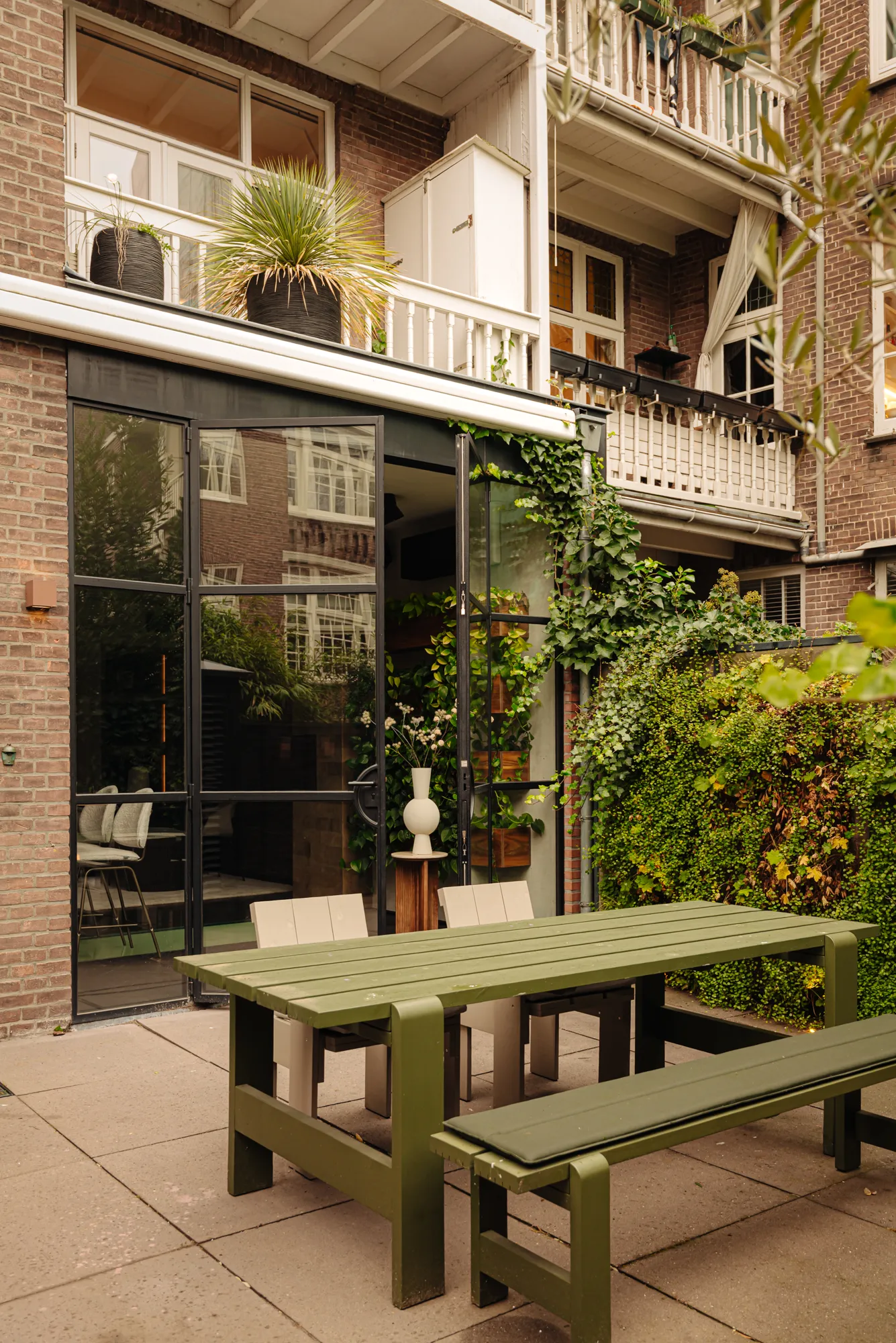 jardin appartement triplex à Amsterdam jardin appartement triplex à Amsterdam