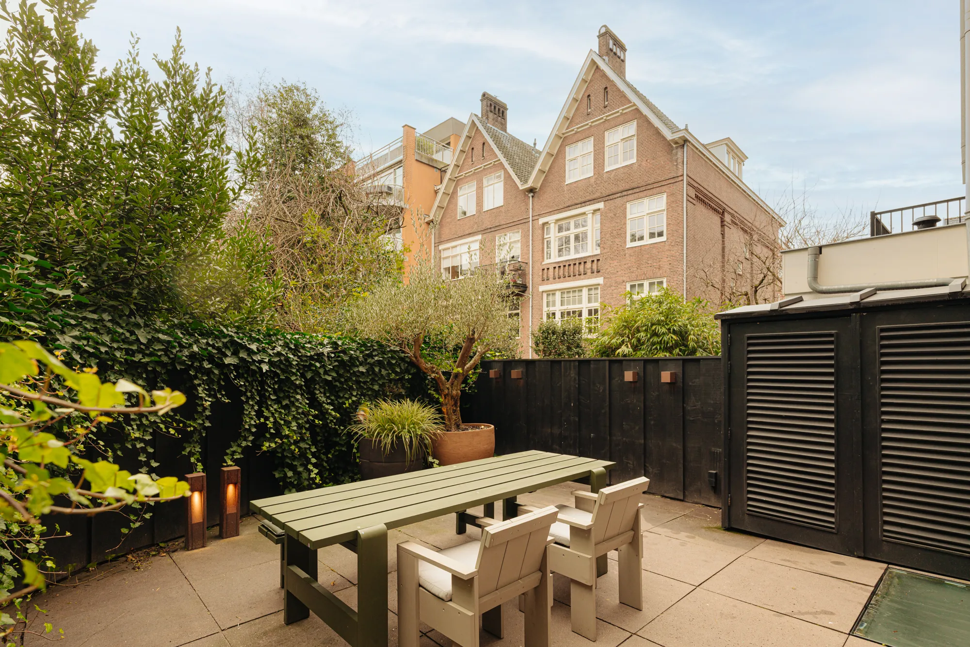 jardin appartement triplex à Amsterdam jardin appartement triplex à Amsterdam