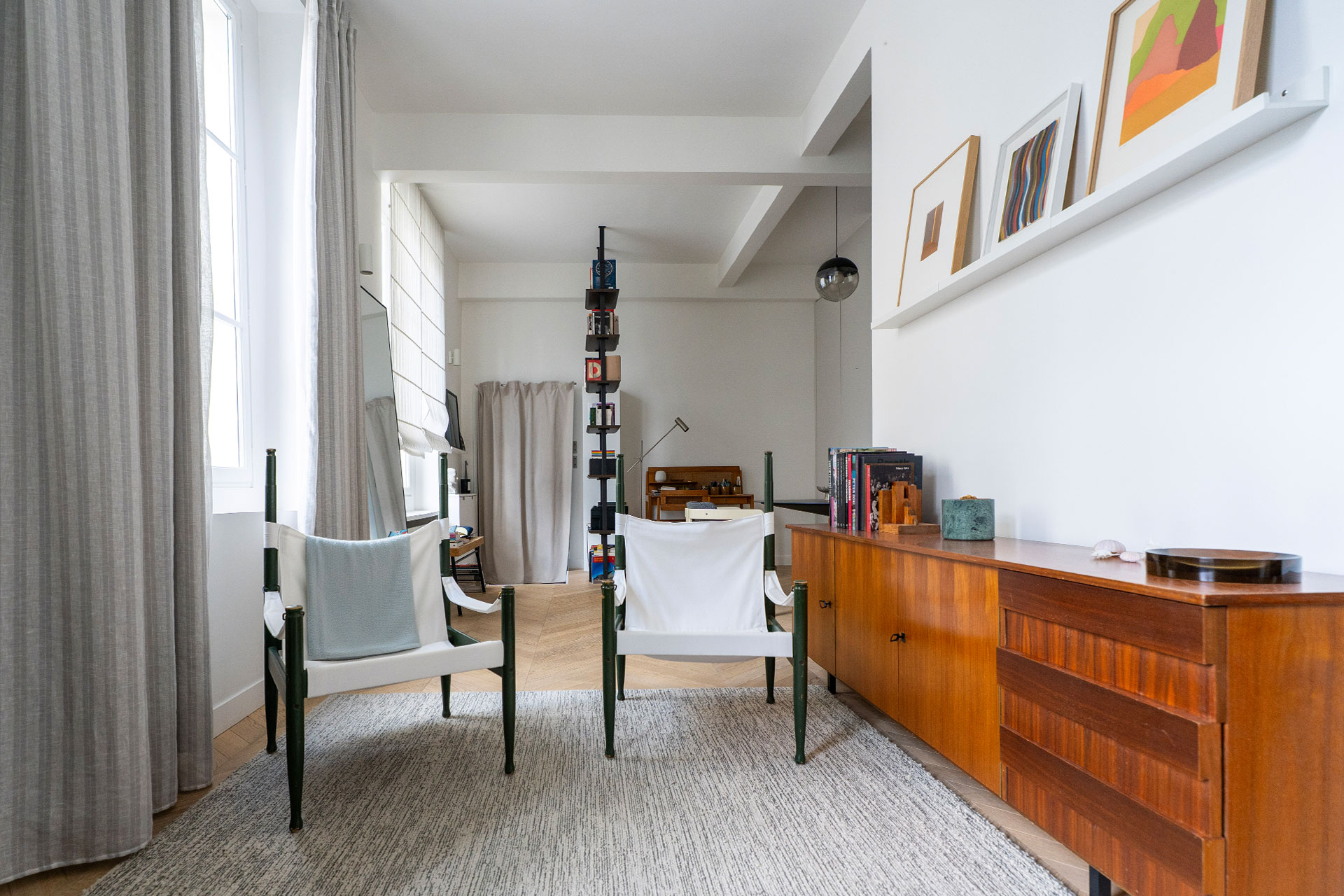 salon petit appartement Paris décoration contemporaine salon petit appartement Paris décoration contemporaine