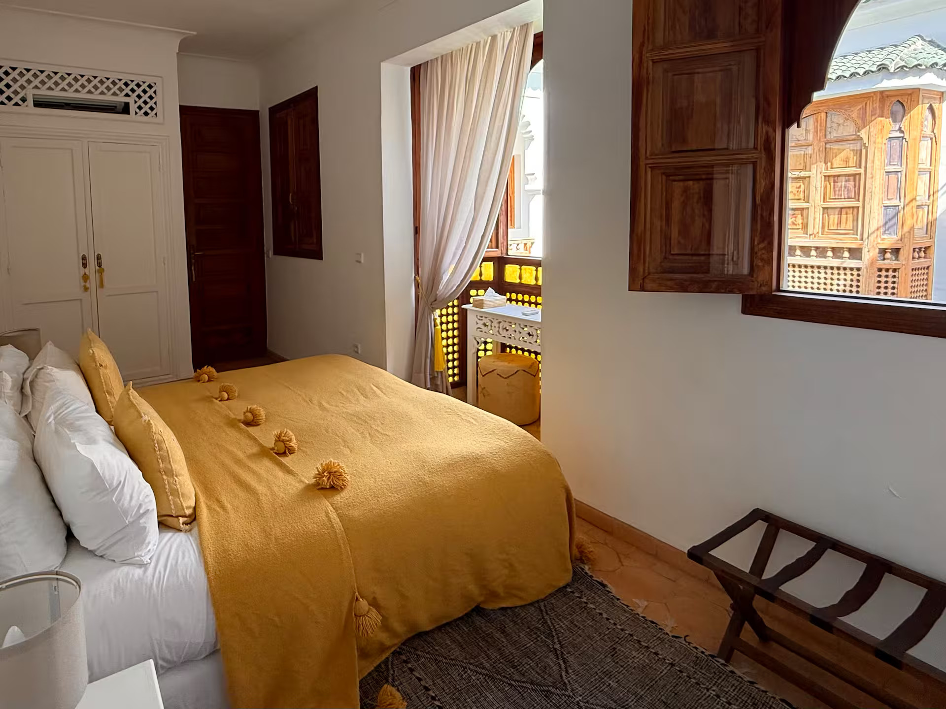 chambre décoration marocaine Riad Sadaka