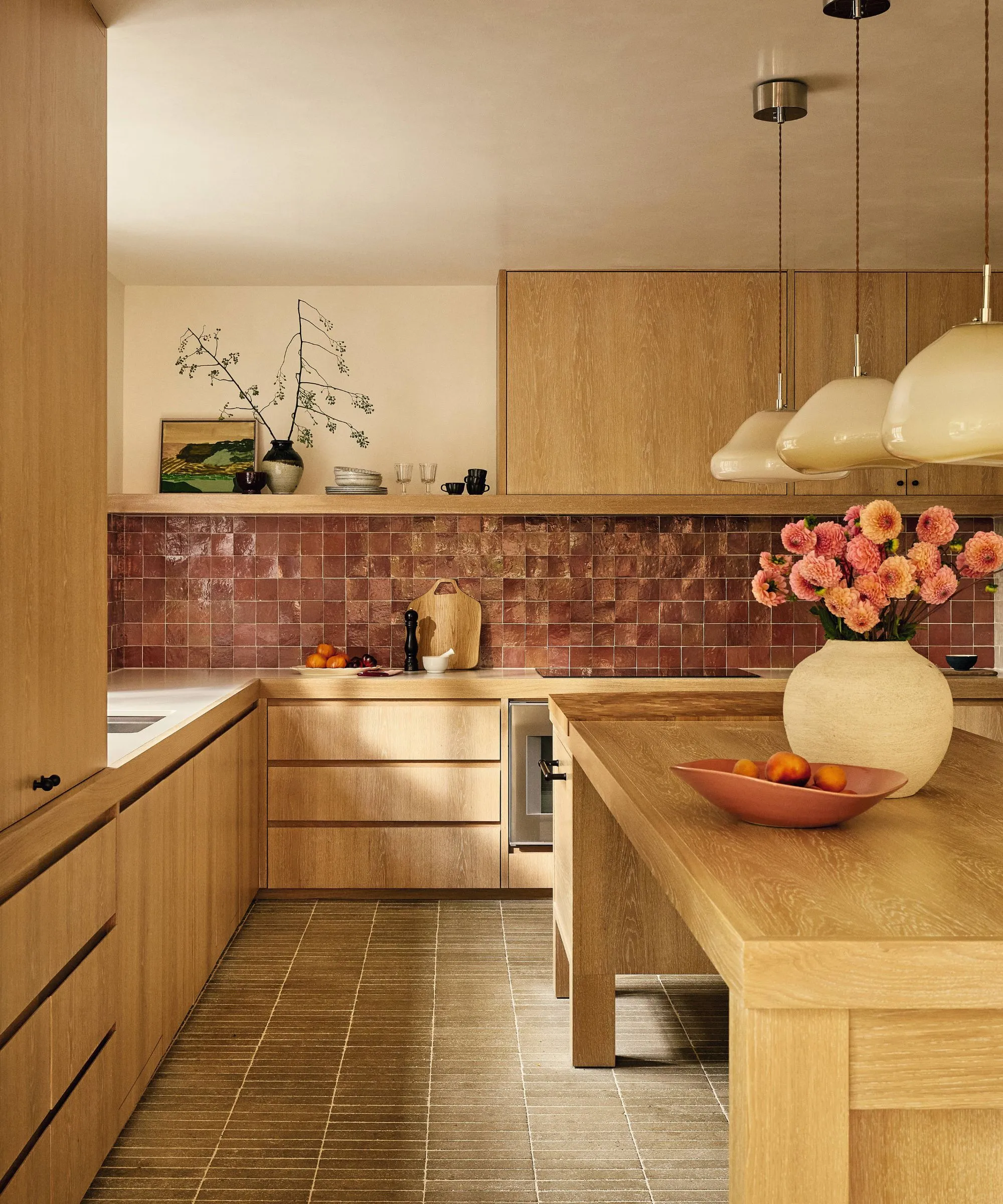 cuisine bois décoration contemporaine maison Londres cuisine bois décoration contemporaine maison Londres