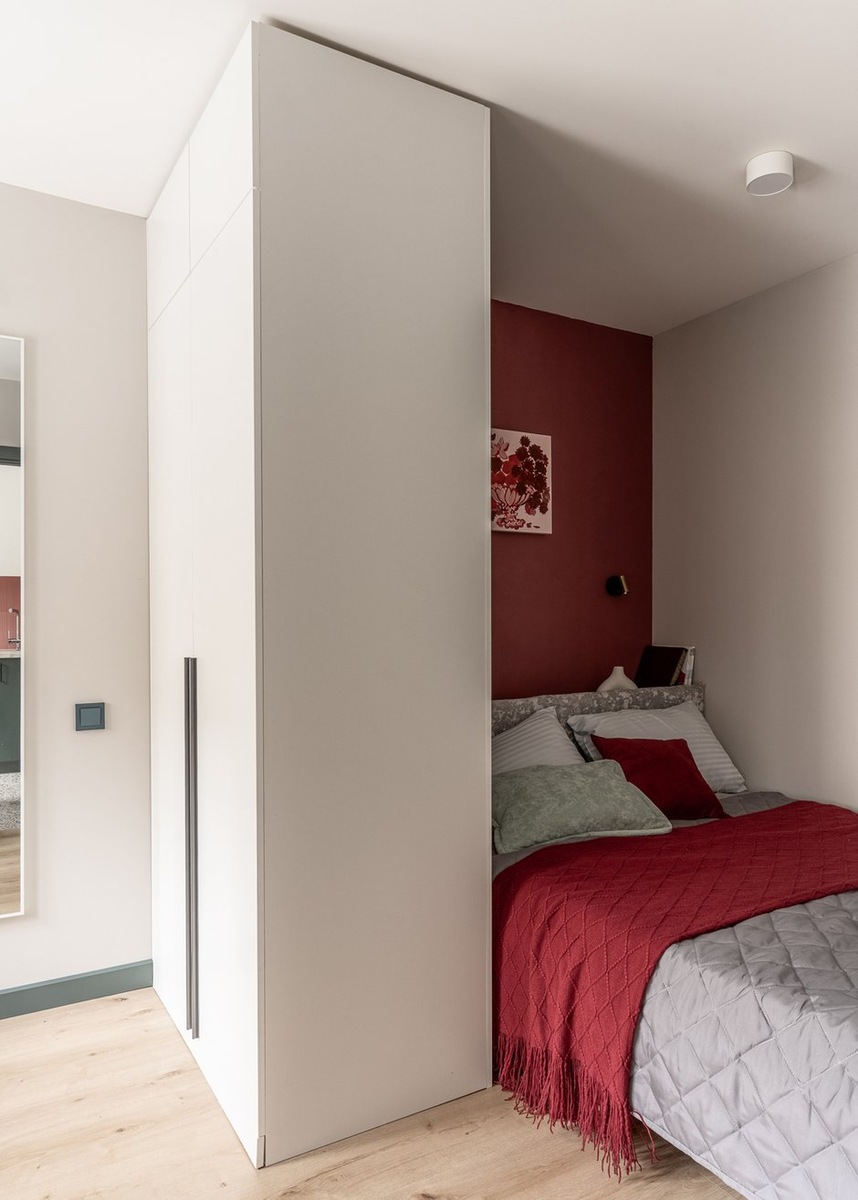 chambre avec alcôve studio 19m2 optimisé décoration contemporaine chambre avec alcôve studio 19m2 optimisé décoration contemporaine