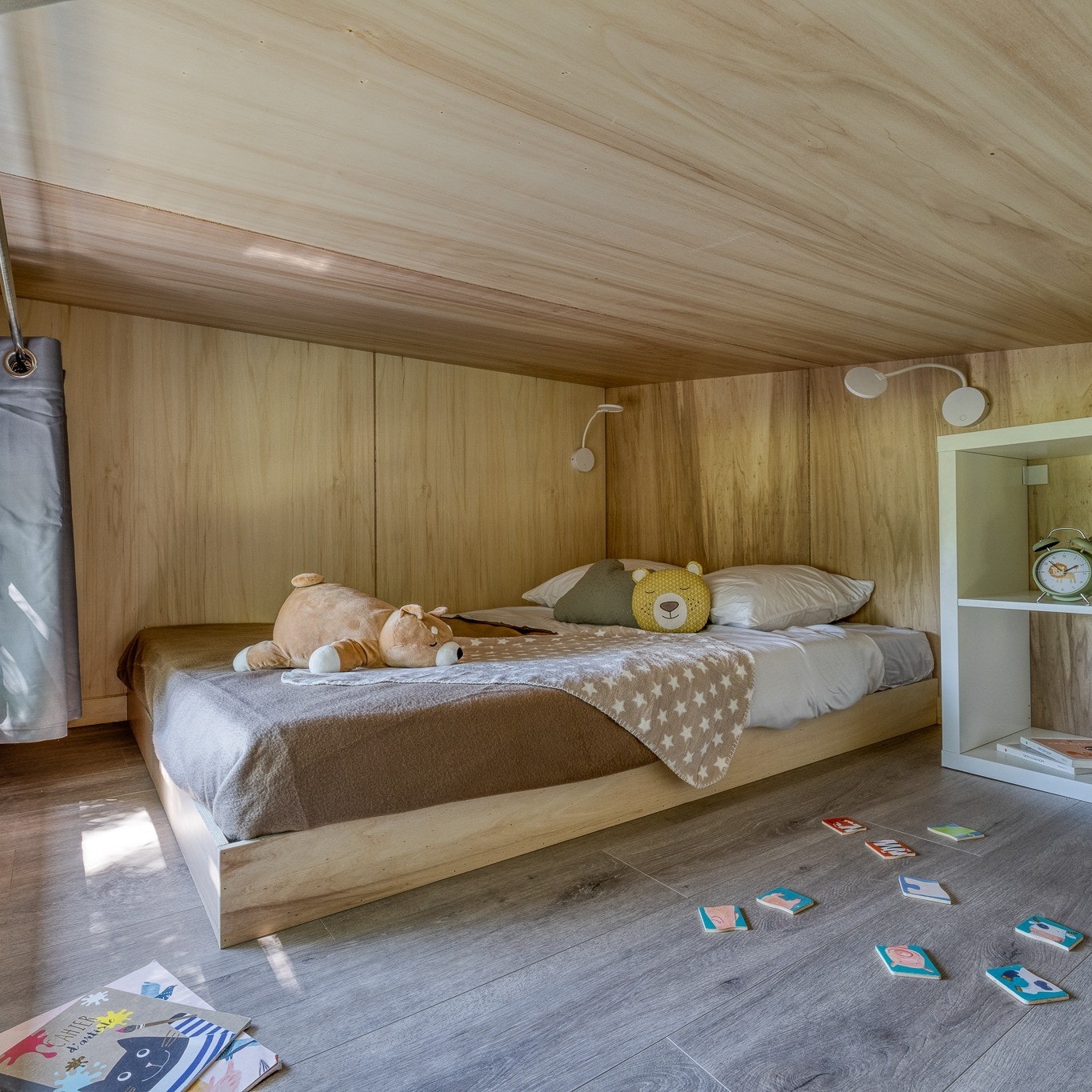 chambre sur mezzanine tiny house française 22m2 L’Intrépide de Ideal Tiny chambre sur mezzanine tiny house française 22m2 L’Intrépide de Ideal Tiny