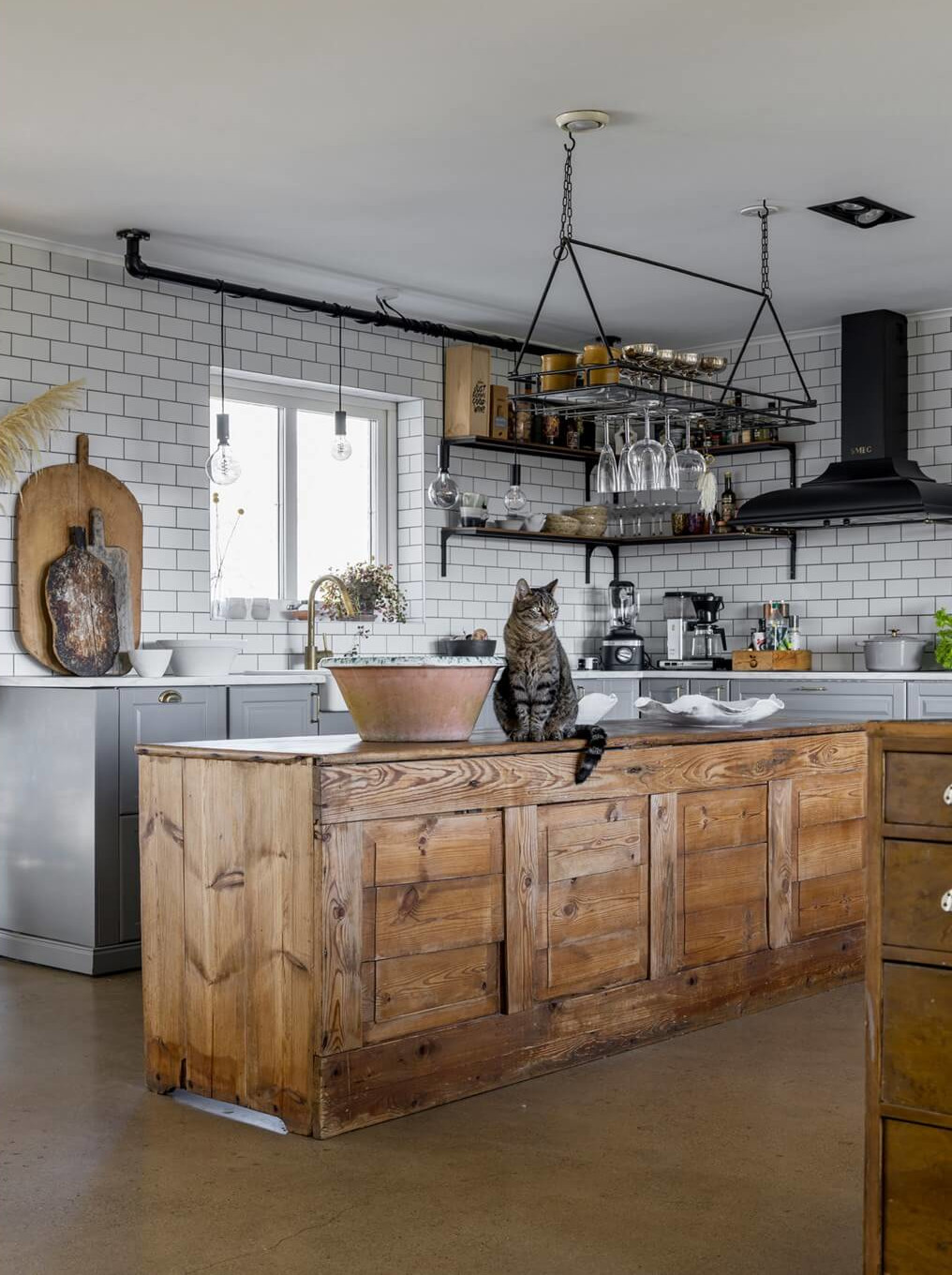 cuisine avec îlot bois rustique maison de campagne décoration scandinave cuisine avec îlot bois rustique maison de campagne décoration scandinave