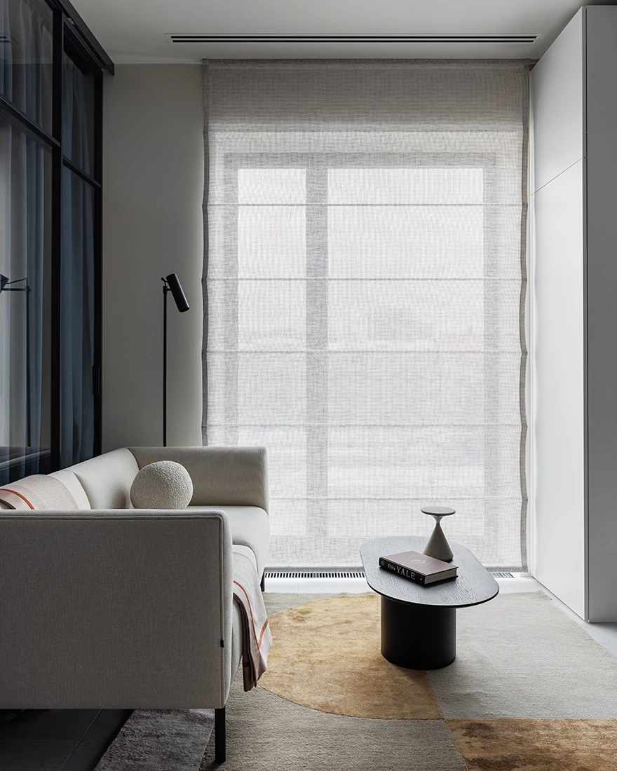 salon appartement design 33m2