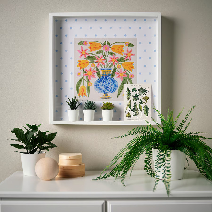 cadre avec motif floral nouveautés IKEA printemps 2026 cadre avec motif floral nouveautés IKEA printemps 2026