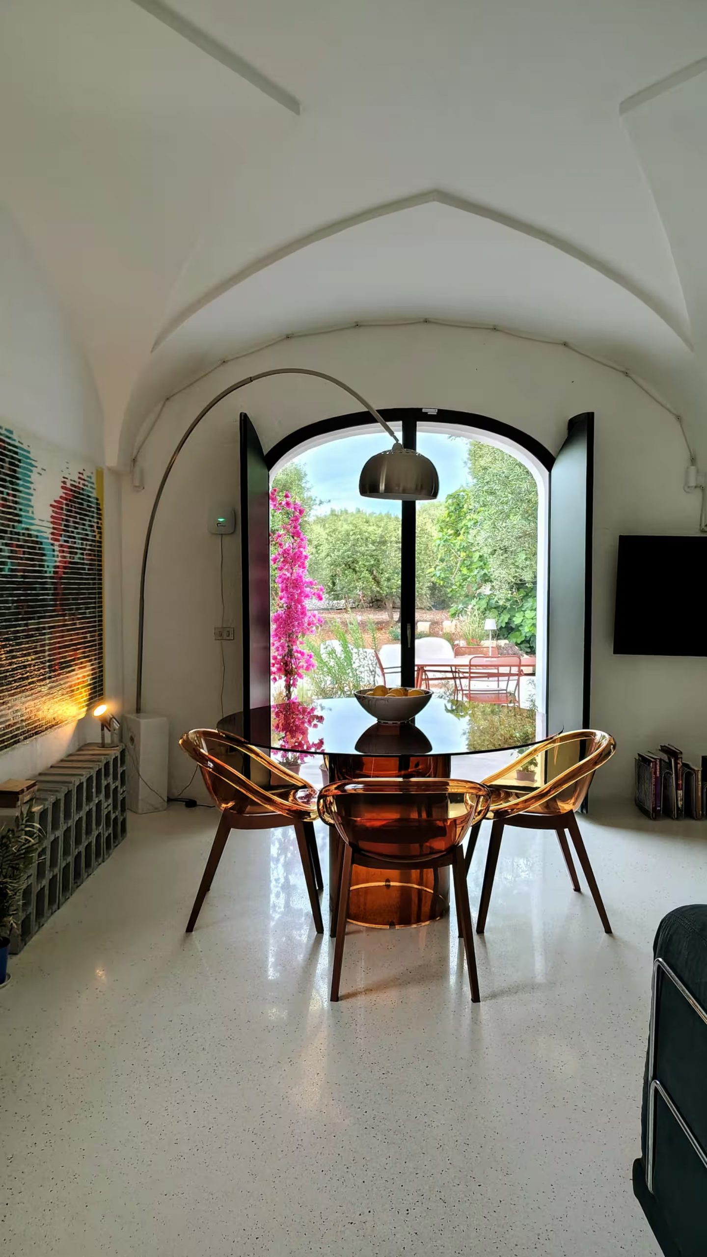 salle à manger décoration design maison Pouilles Casa Lama Monopoli
